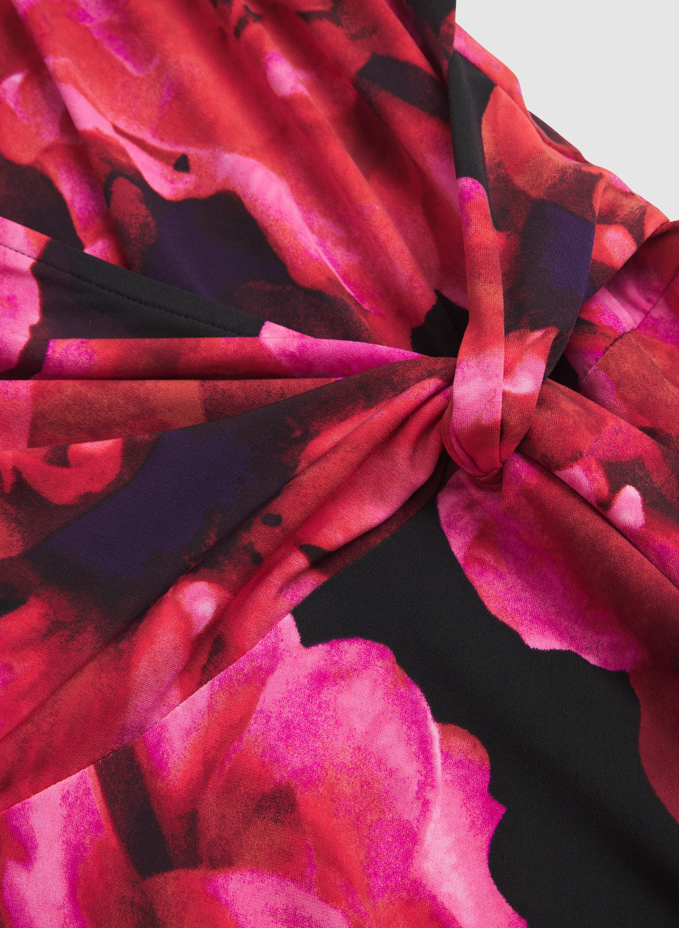 Floral Twist-Detail Dress - Image 7