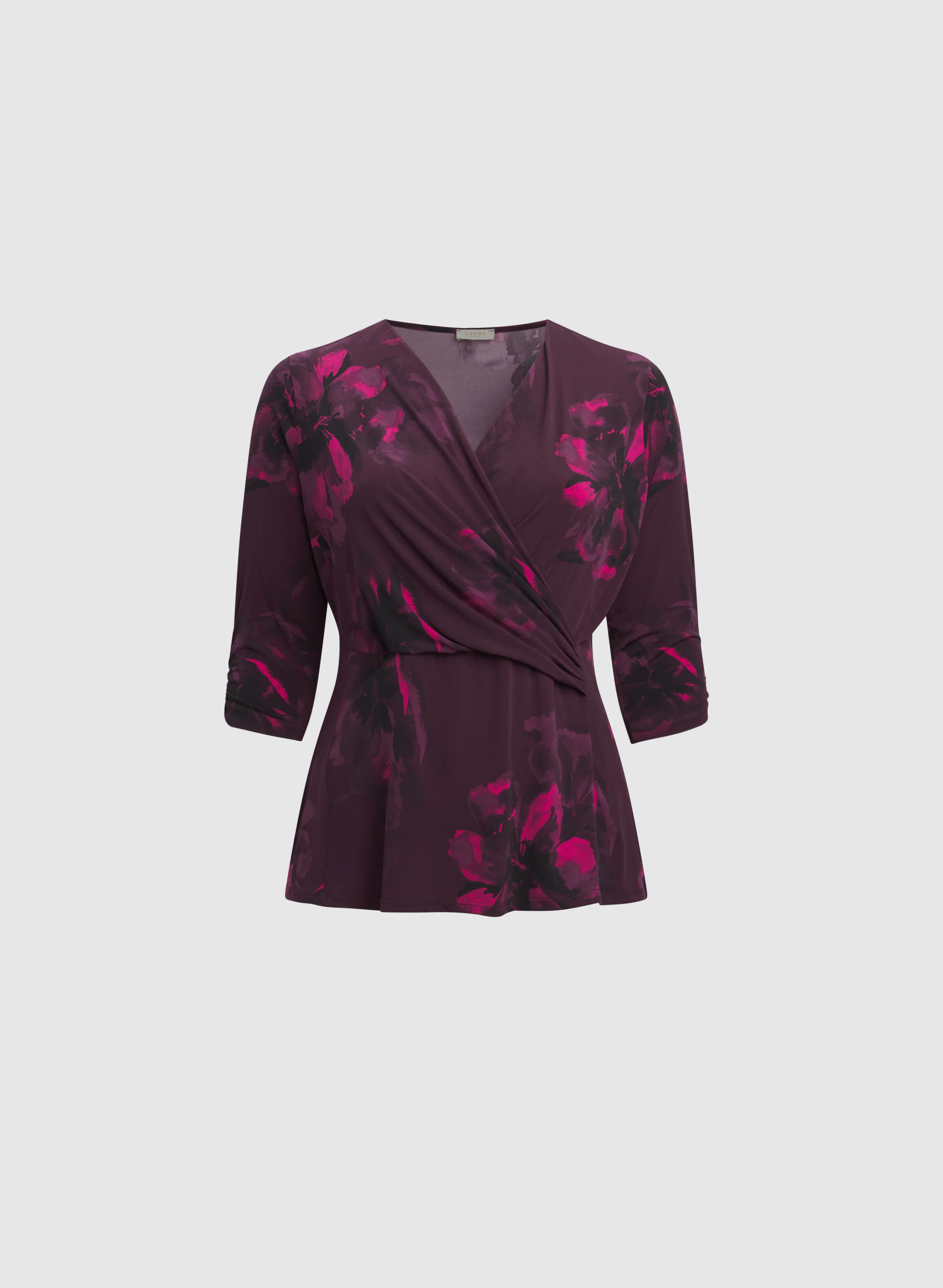 Floral Wrap-Effect Top - Image 6