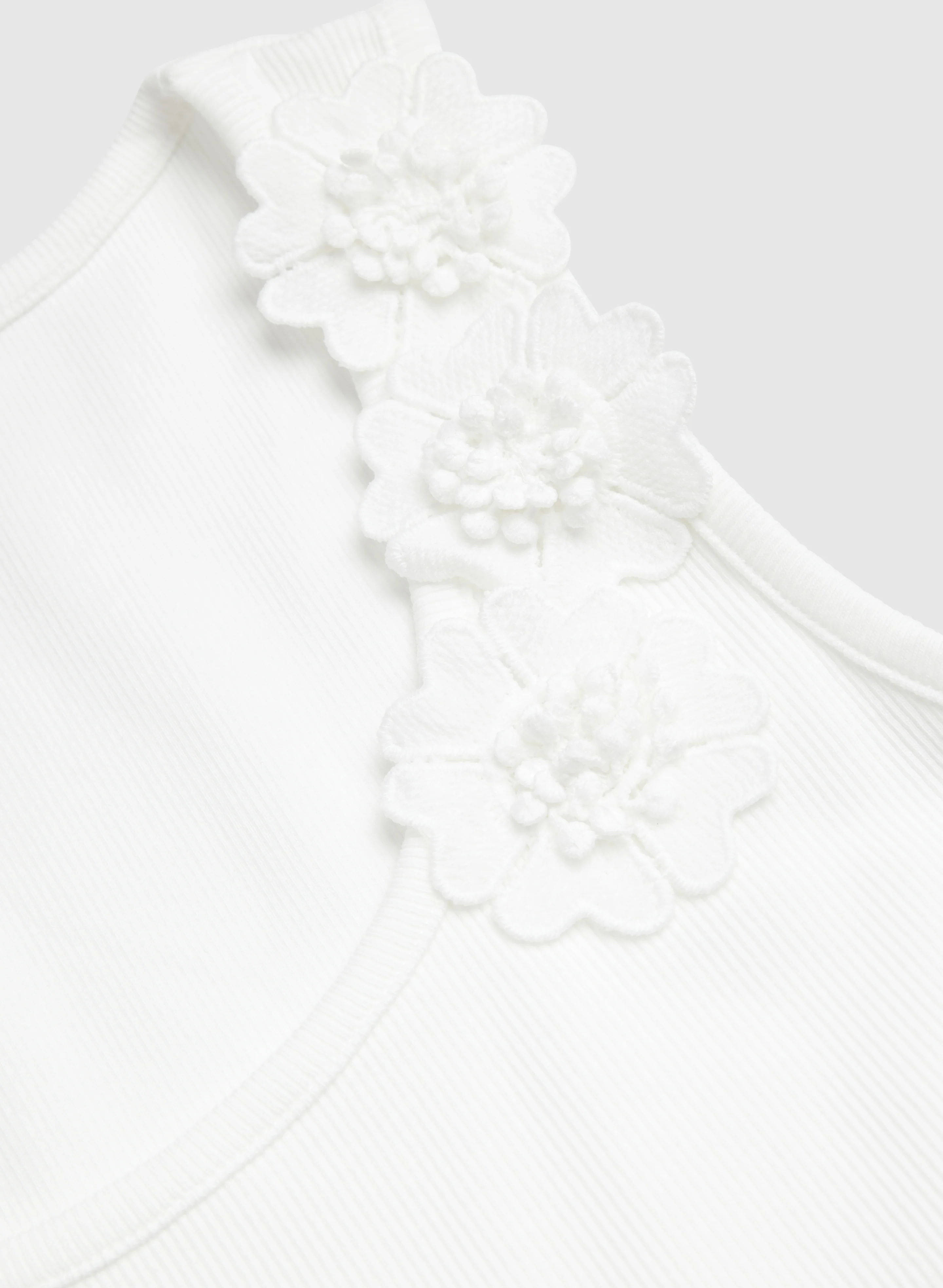 Flower Applique Tank Top - Image 7