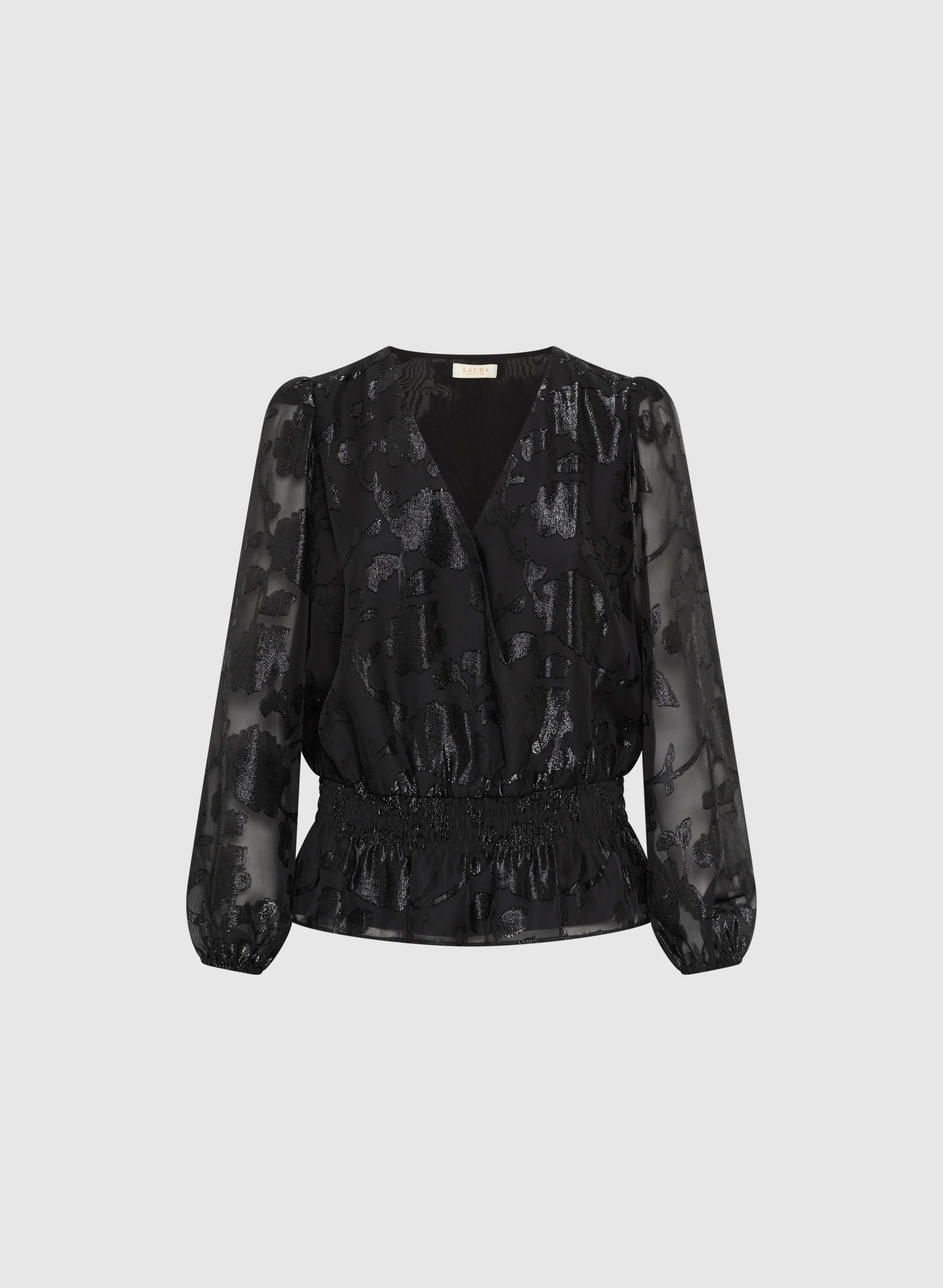 Foil Floral Blouse - Image 6