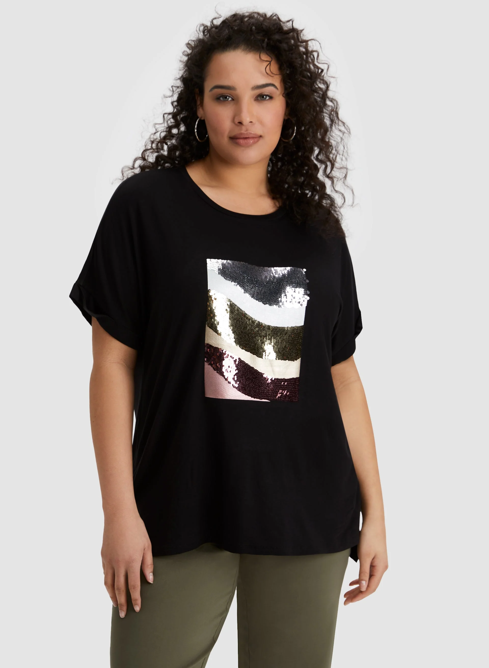 Foil & Sequin Tee - Image 5
