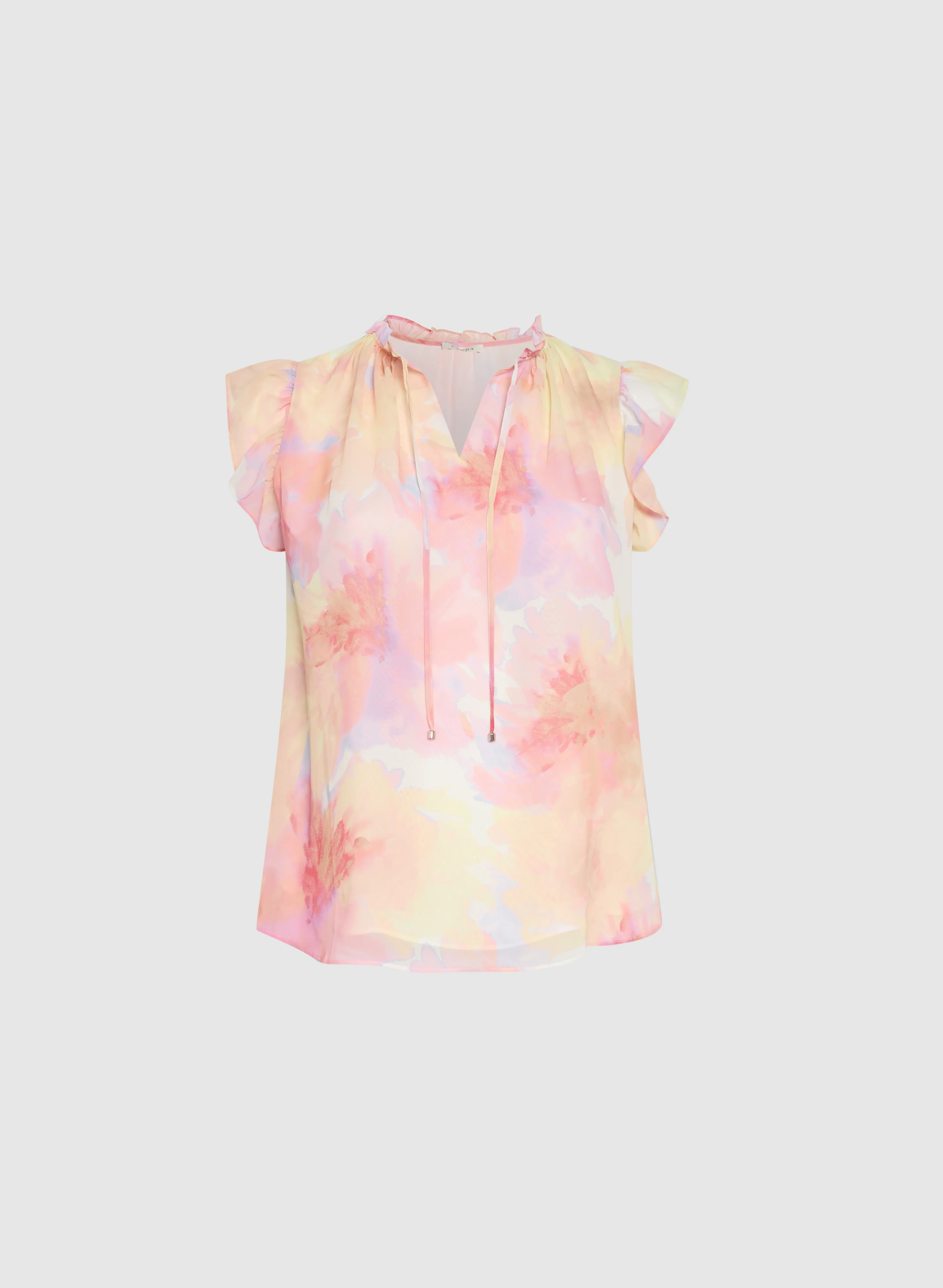 Frilled Floral Blouse - Image 6
