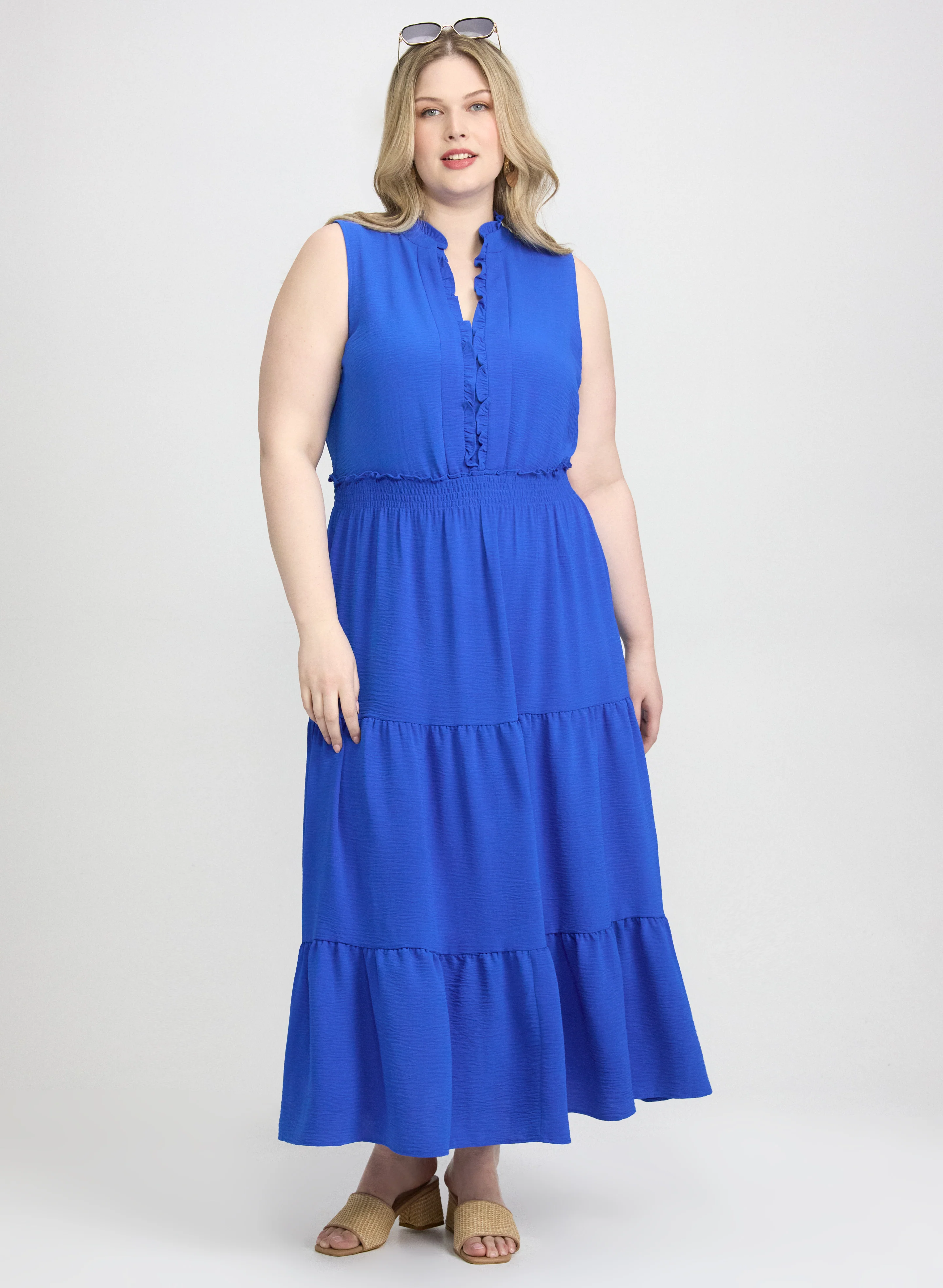 Frilled Trim Dress