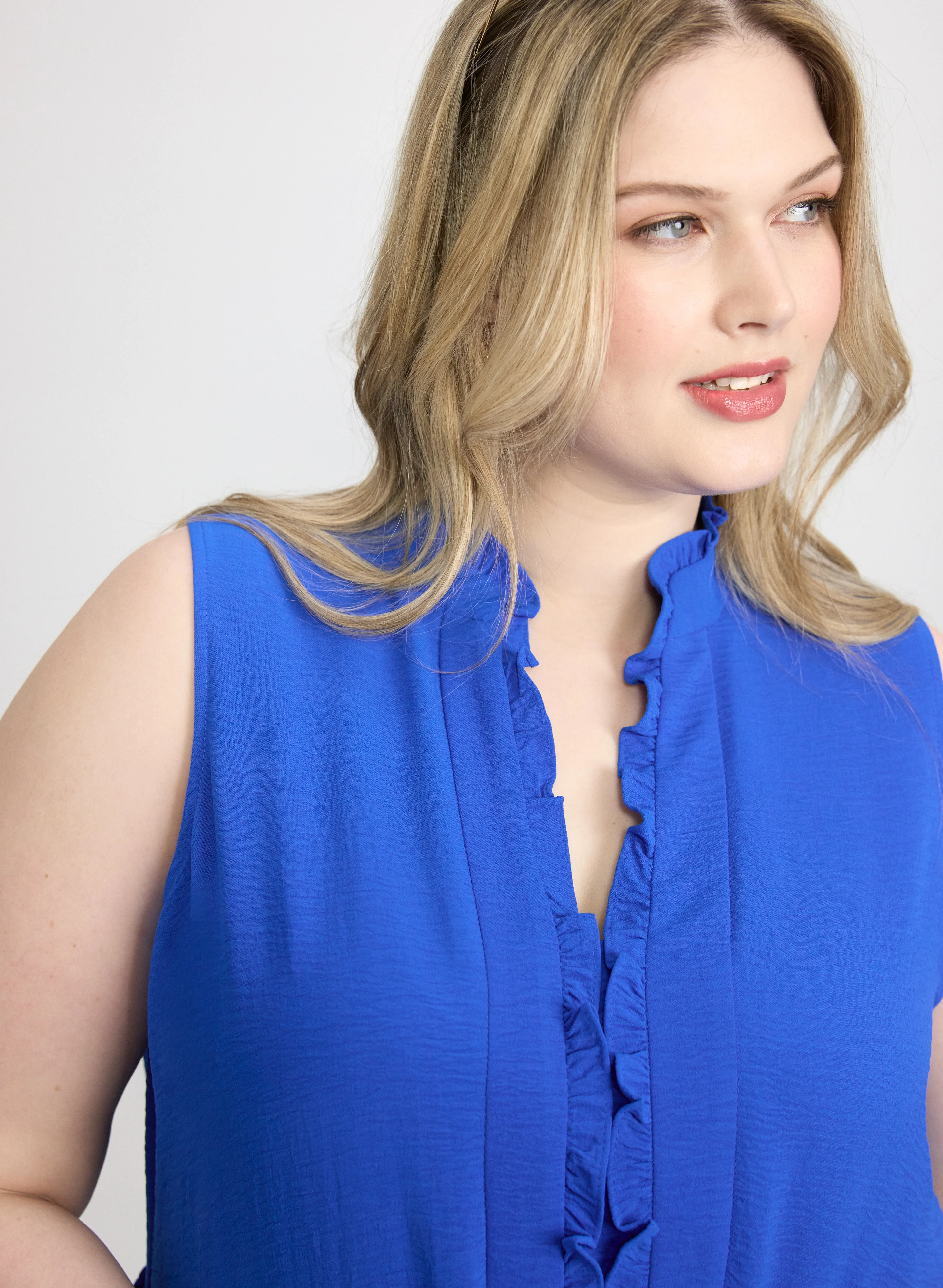Frilled Trim Dress - Image 5