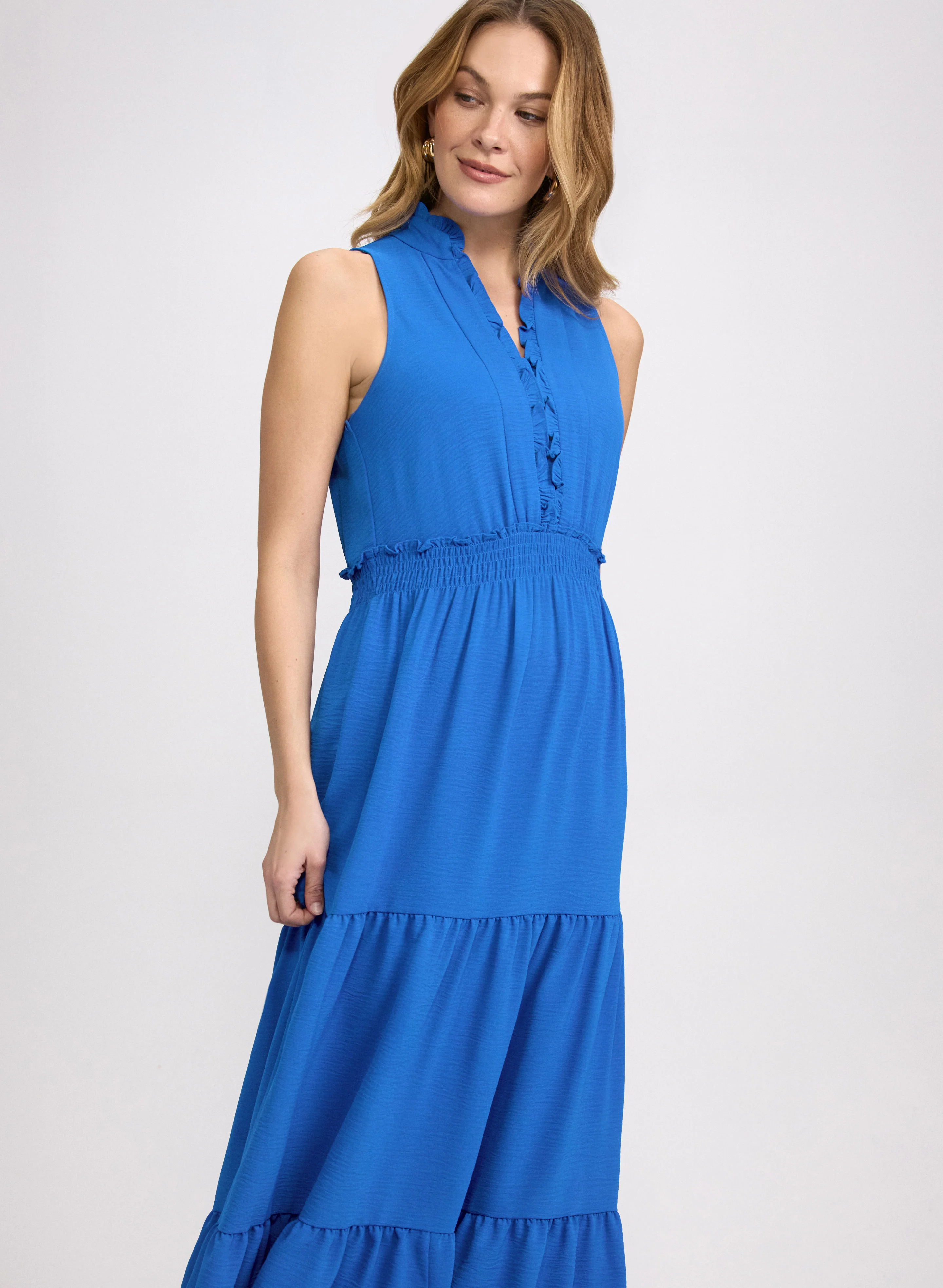 Frilled Trim Dress - Image 5