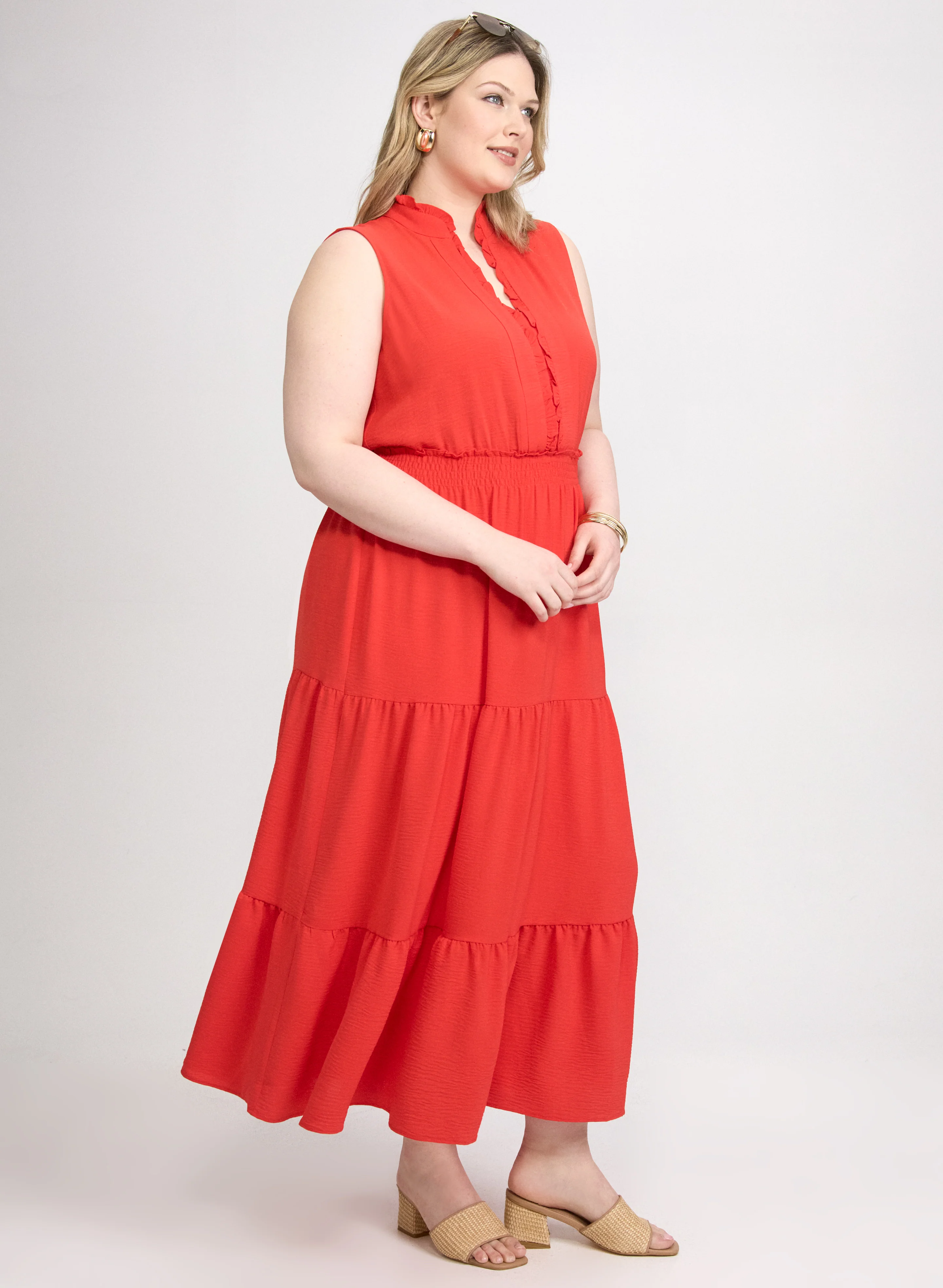 Frilled Trim Dress - Image 2