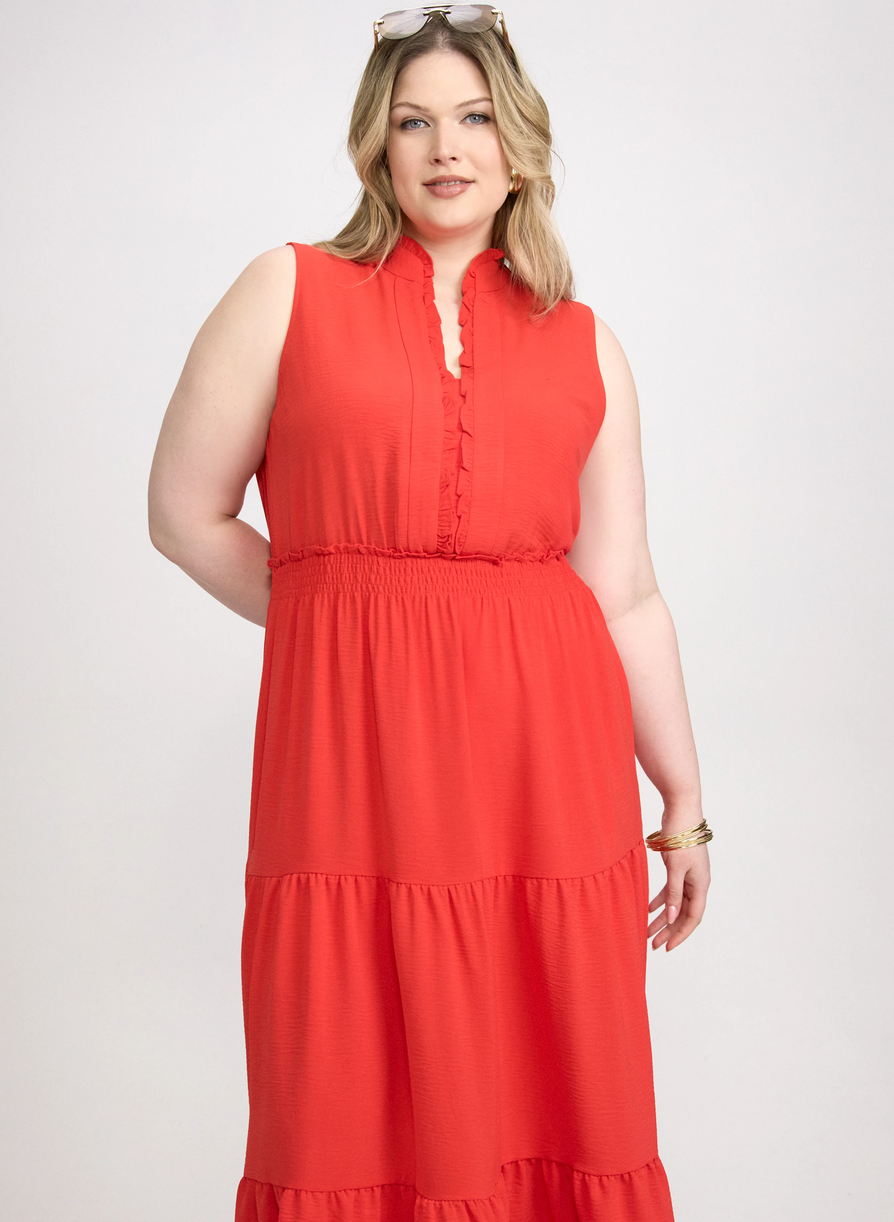 Frilled Trim Dress - Image 4