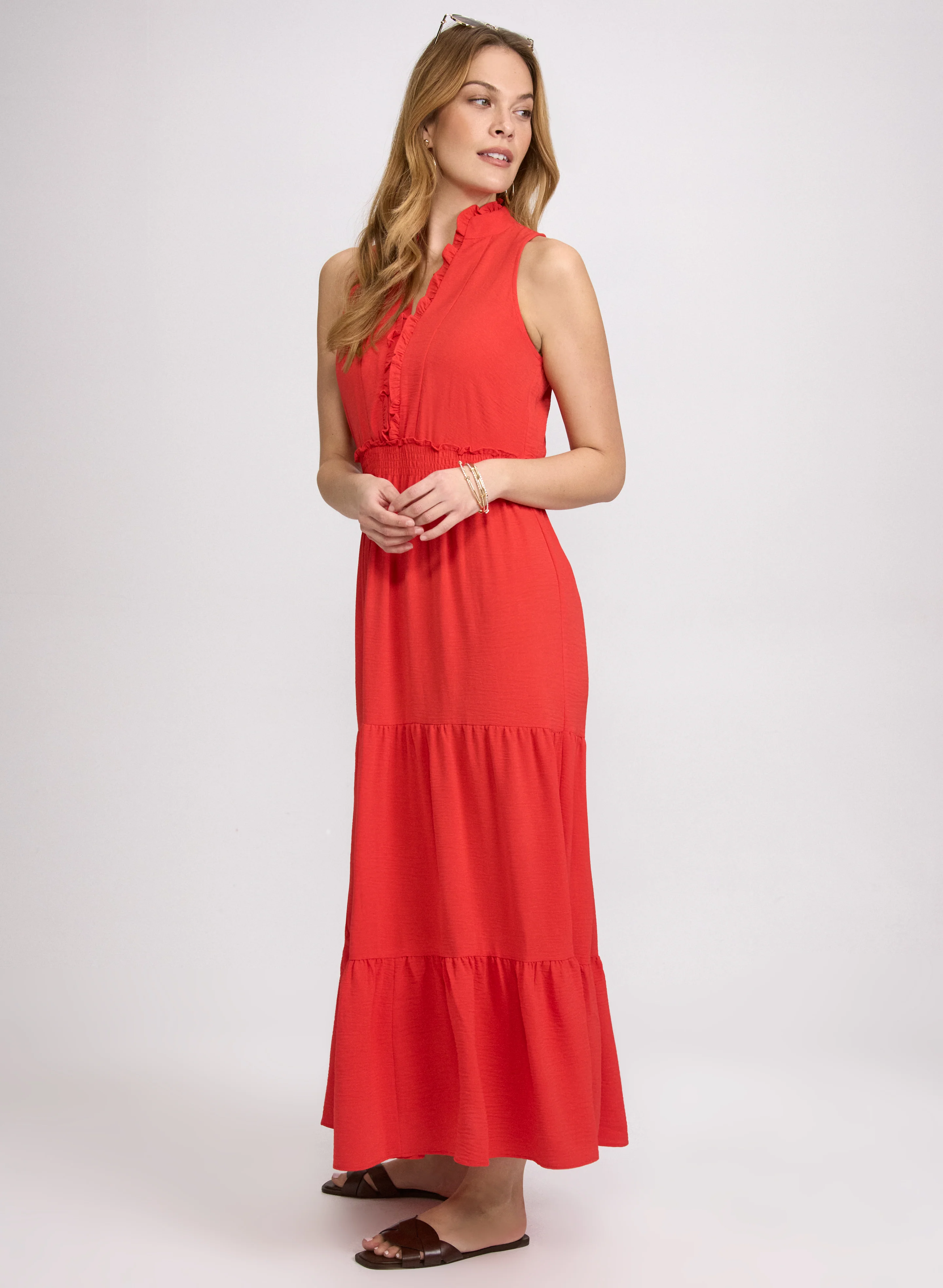 Frilled Trim Dress - Image 2