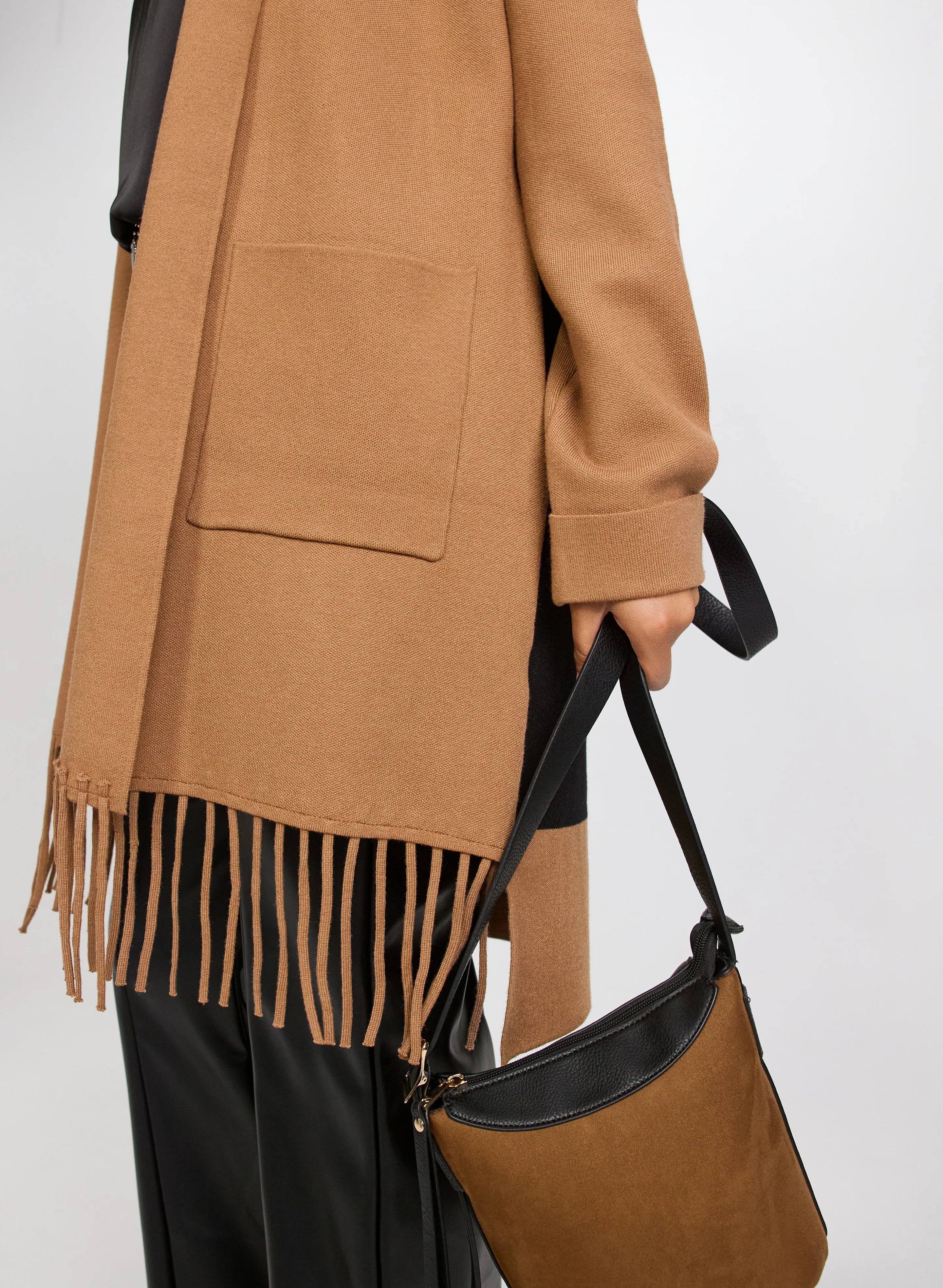 Fringe Colour Block Cardigan - Image 5