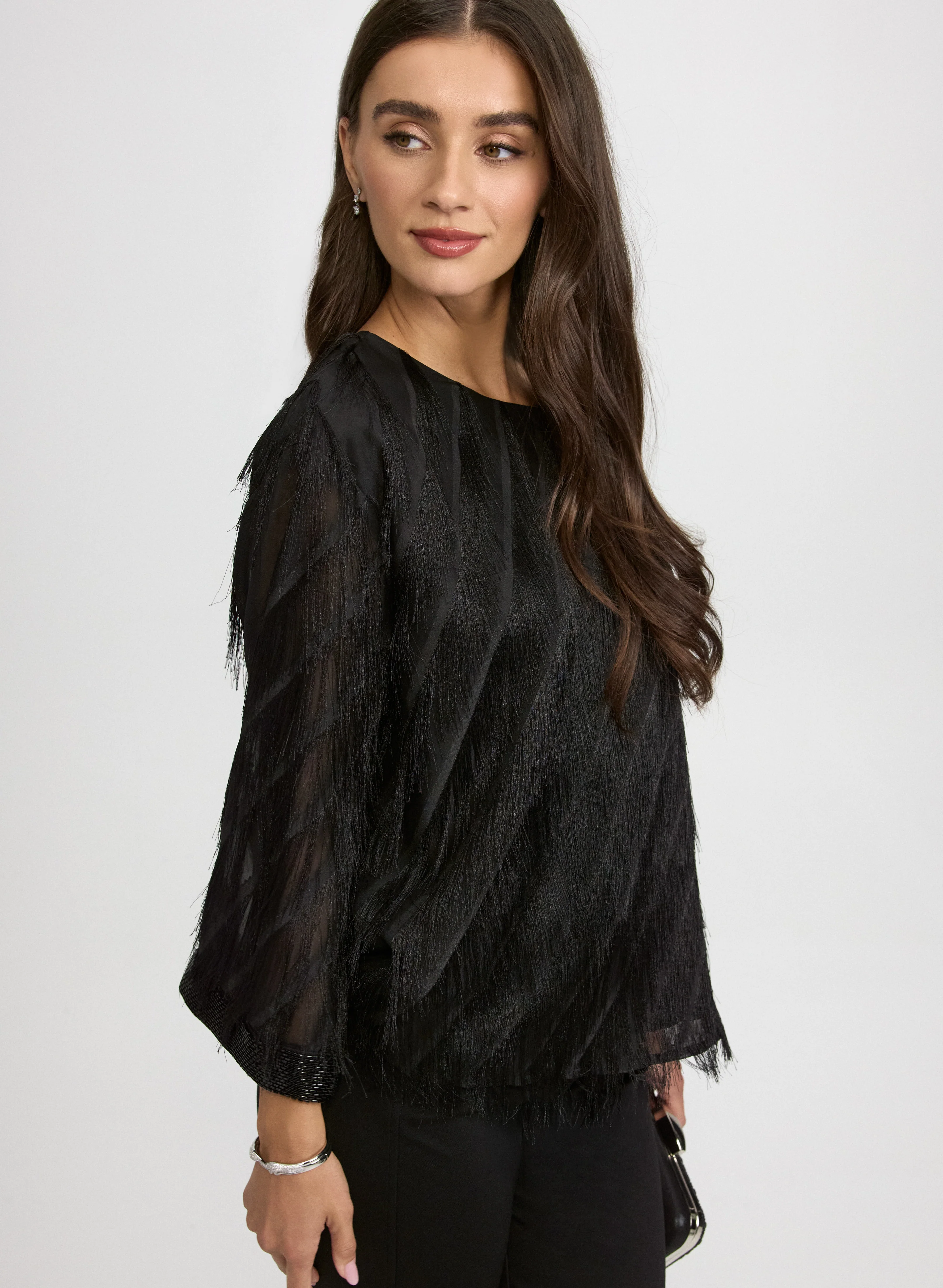 Fringe Embellished Blouse - Image 2