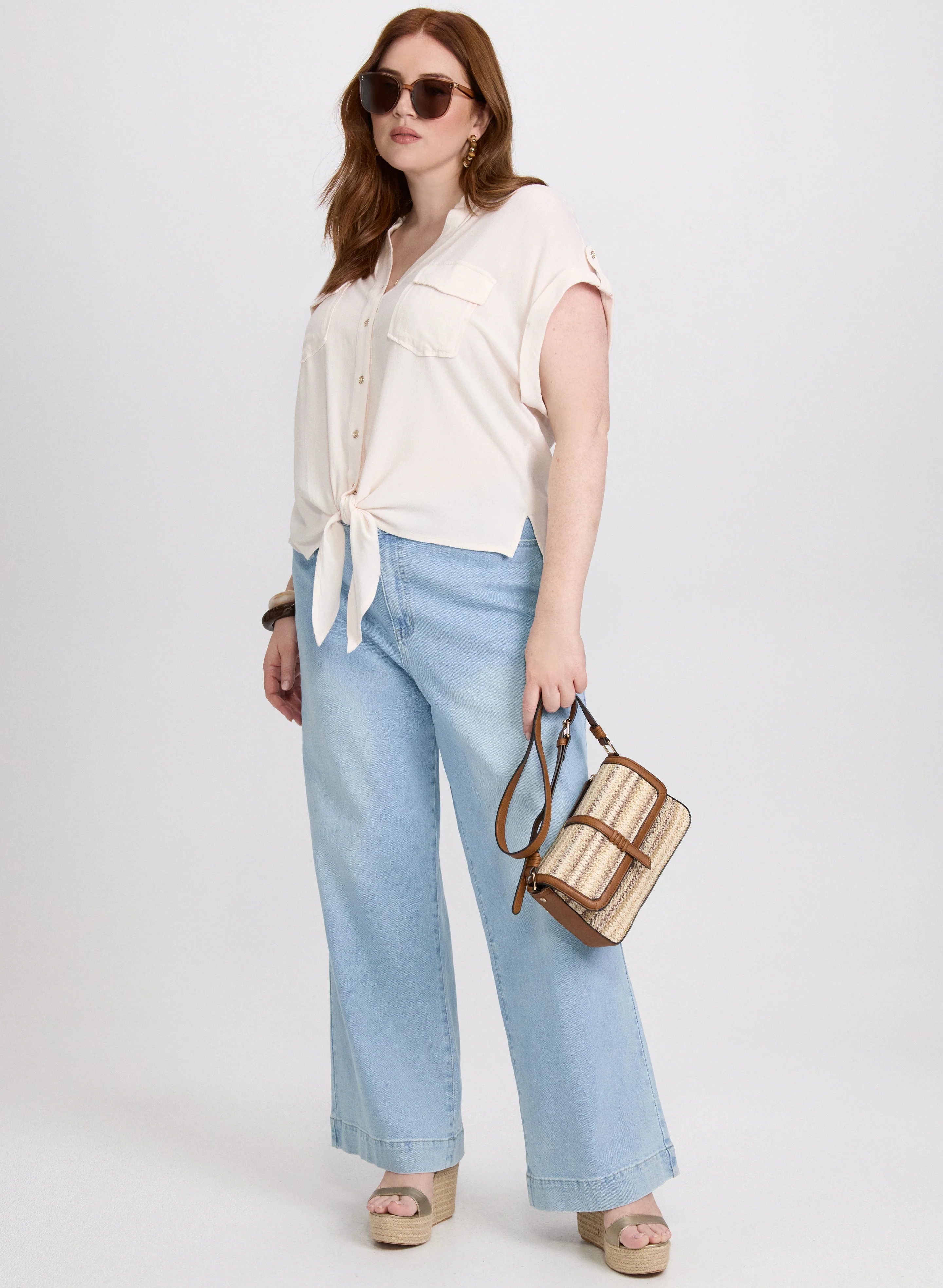 Front Tie Blouse - Image 3