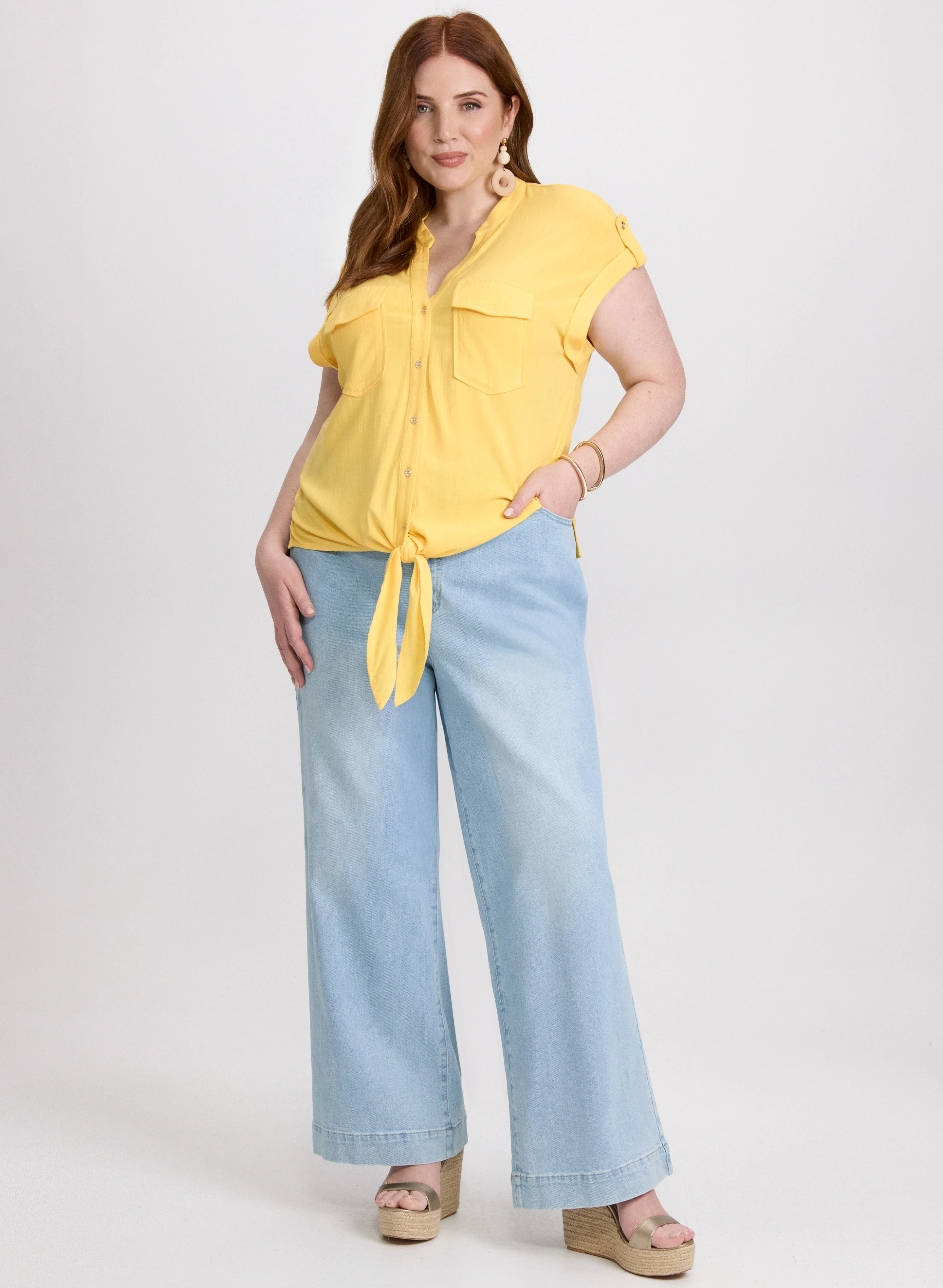 Front Tie Blouse - Image 3