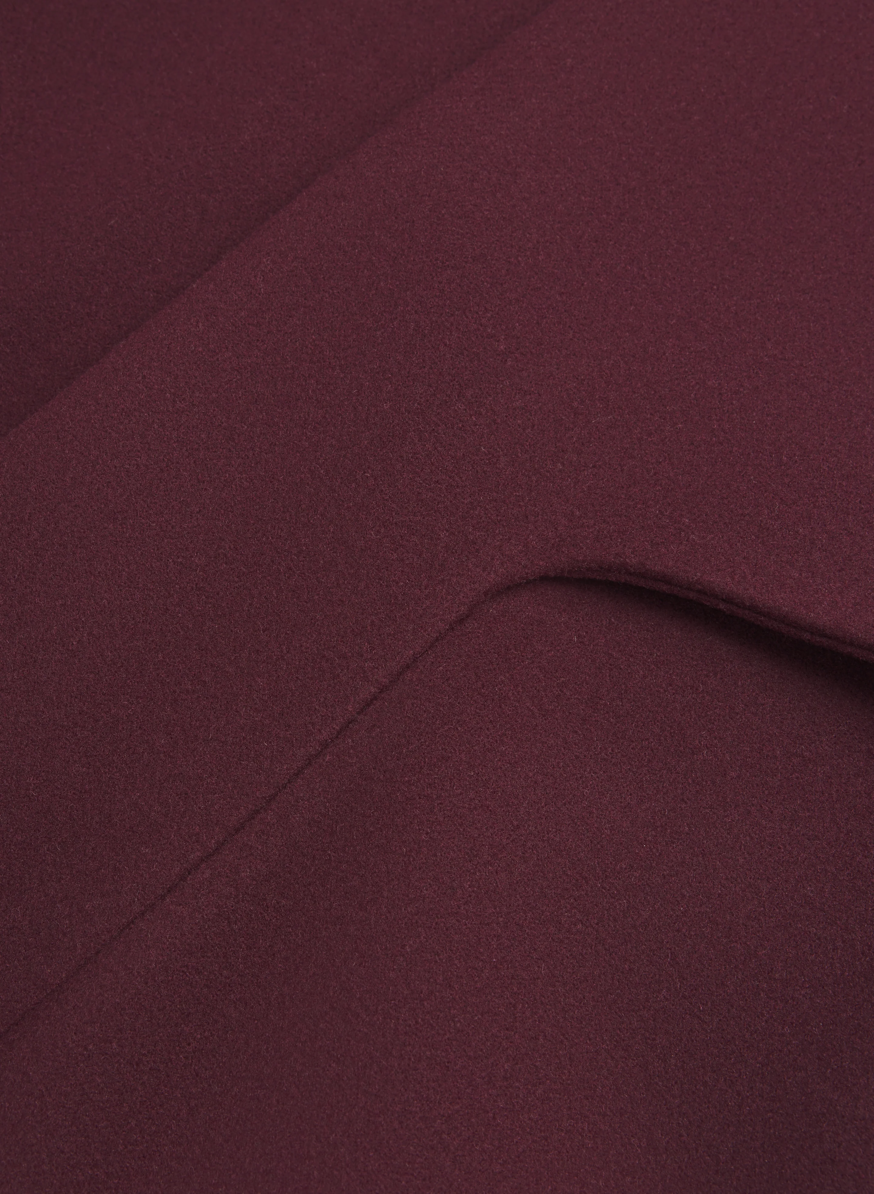 Funnel Neck Wool Coat - Image 6