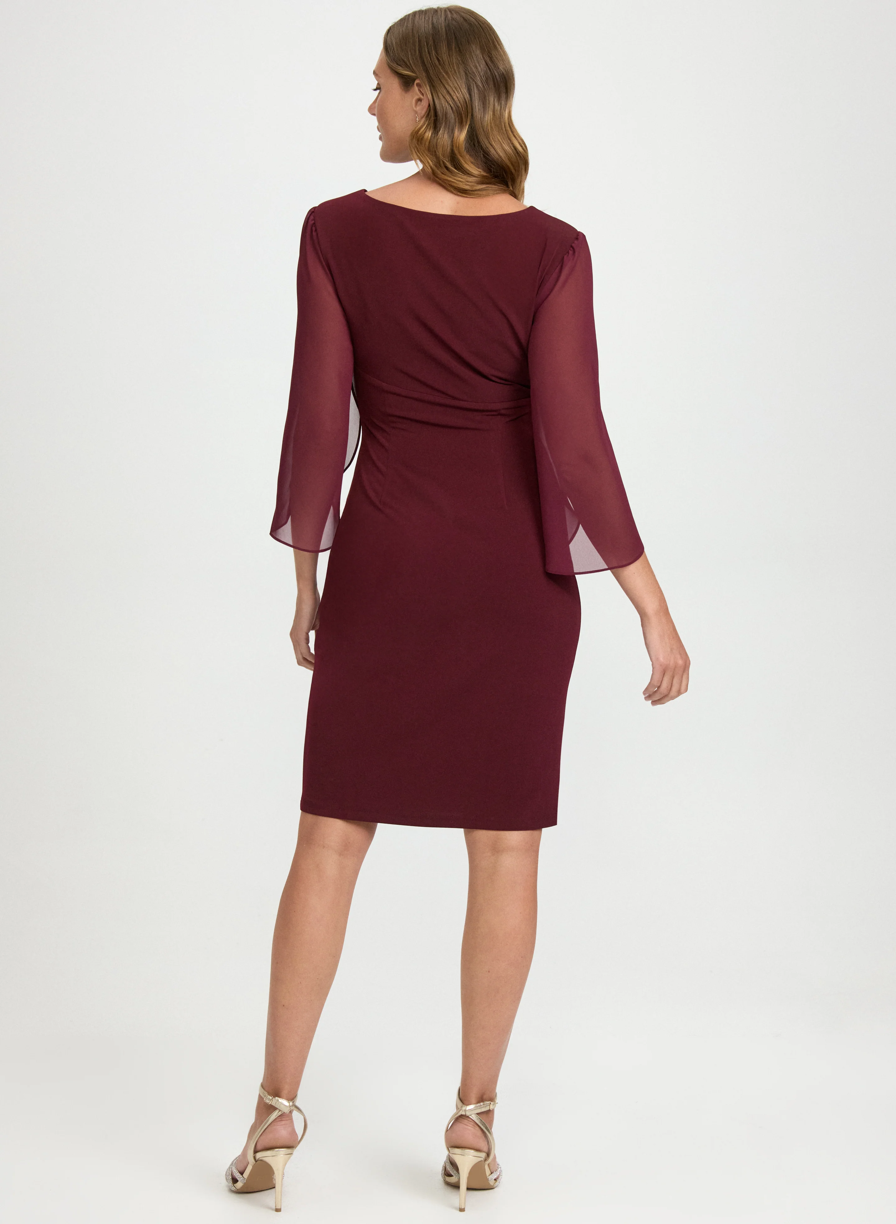 Gathered Jersey Dress - Image 2