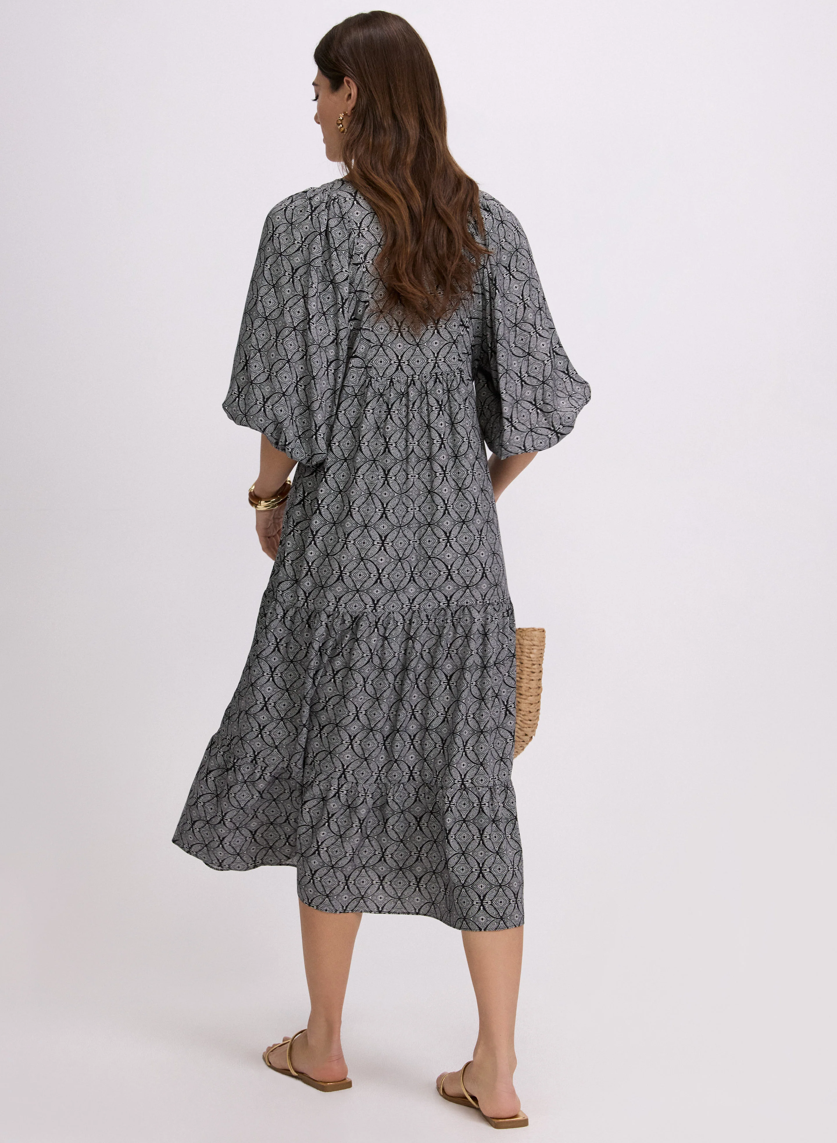 Geometric Prairie Dress - Image 4