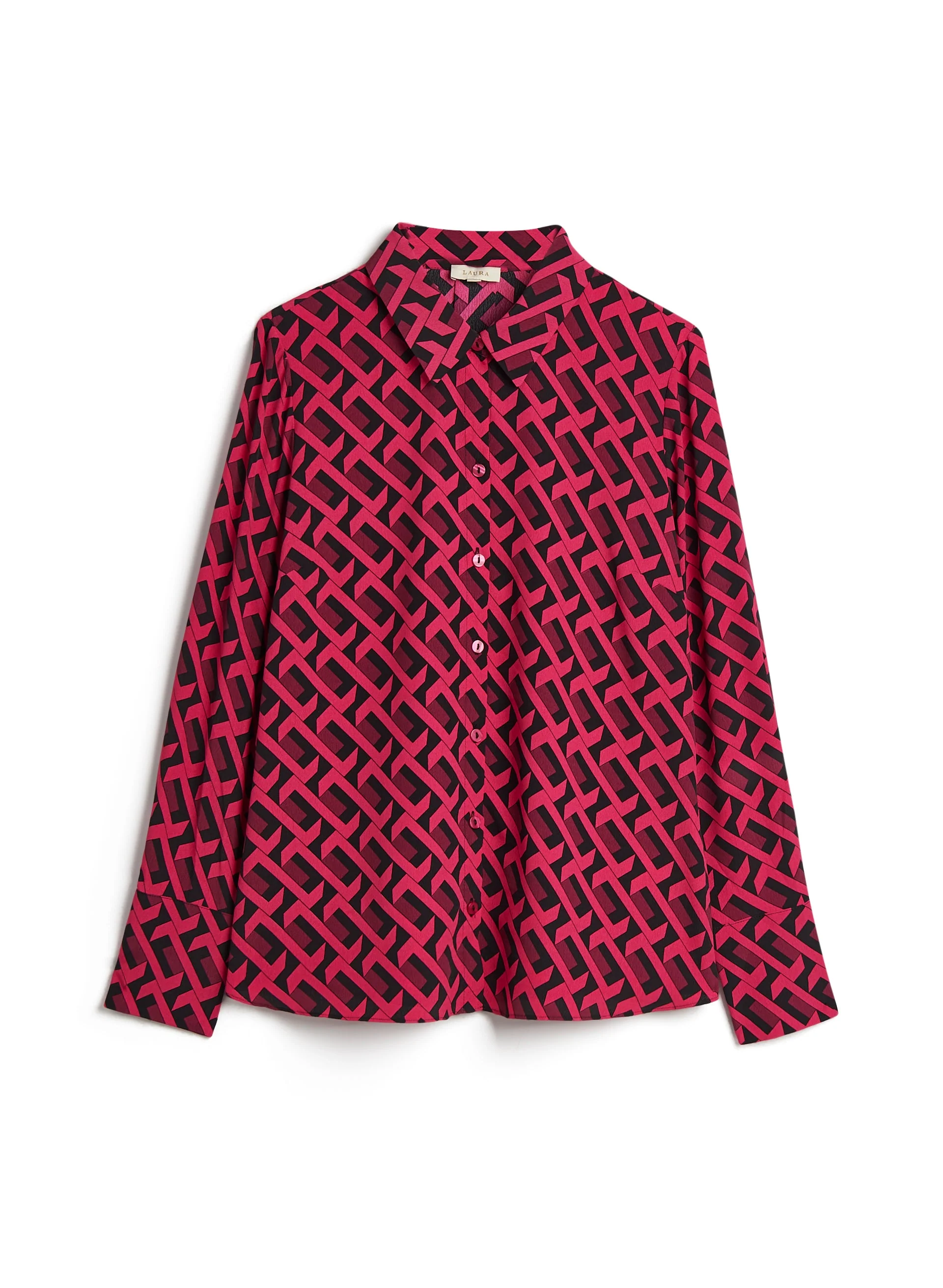 Geometric Print Blouse - Image 4