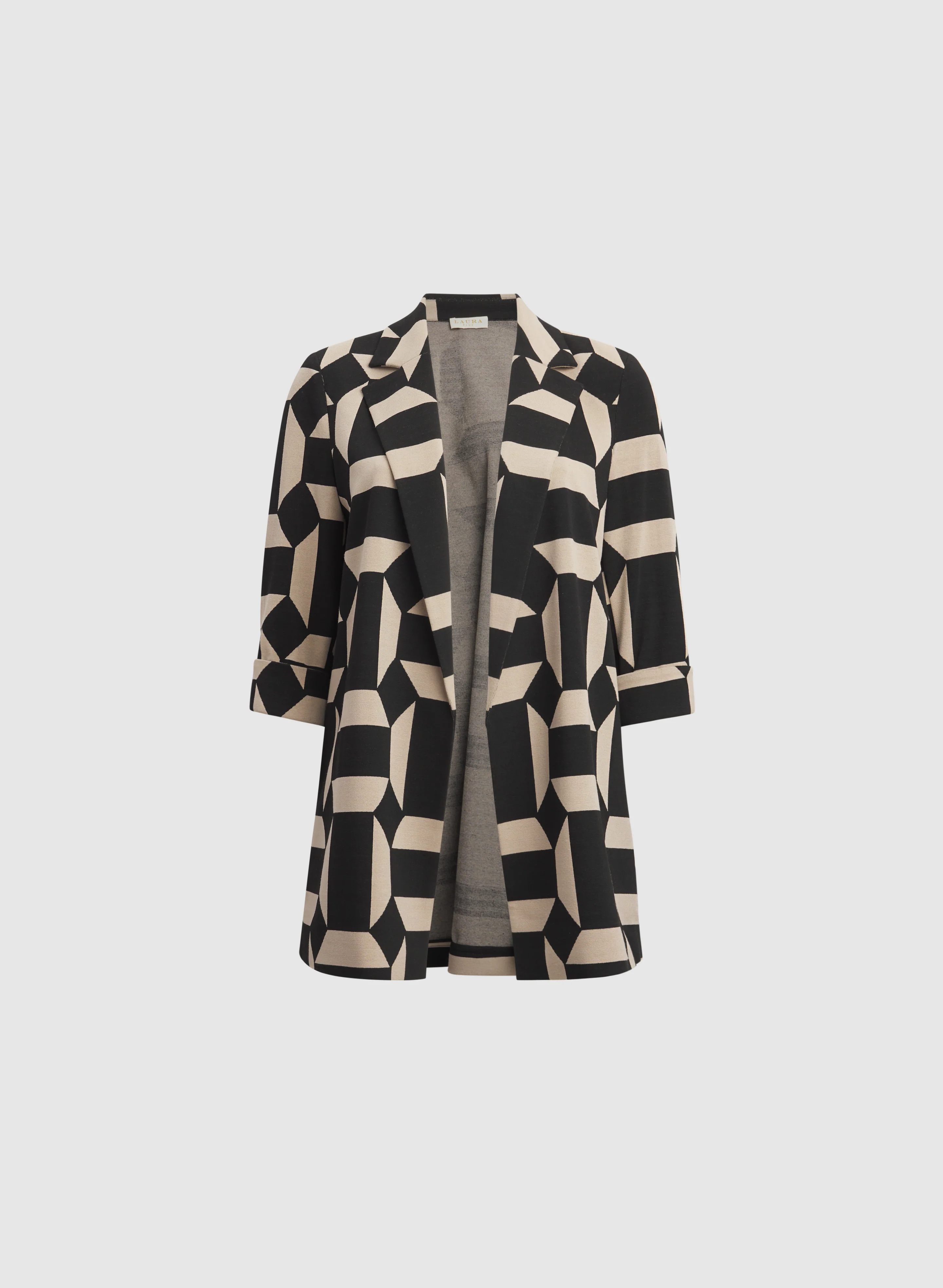 Geometric Print Jacket - Image 6