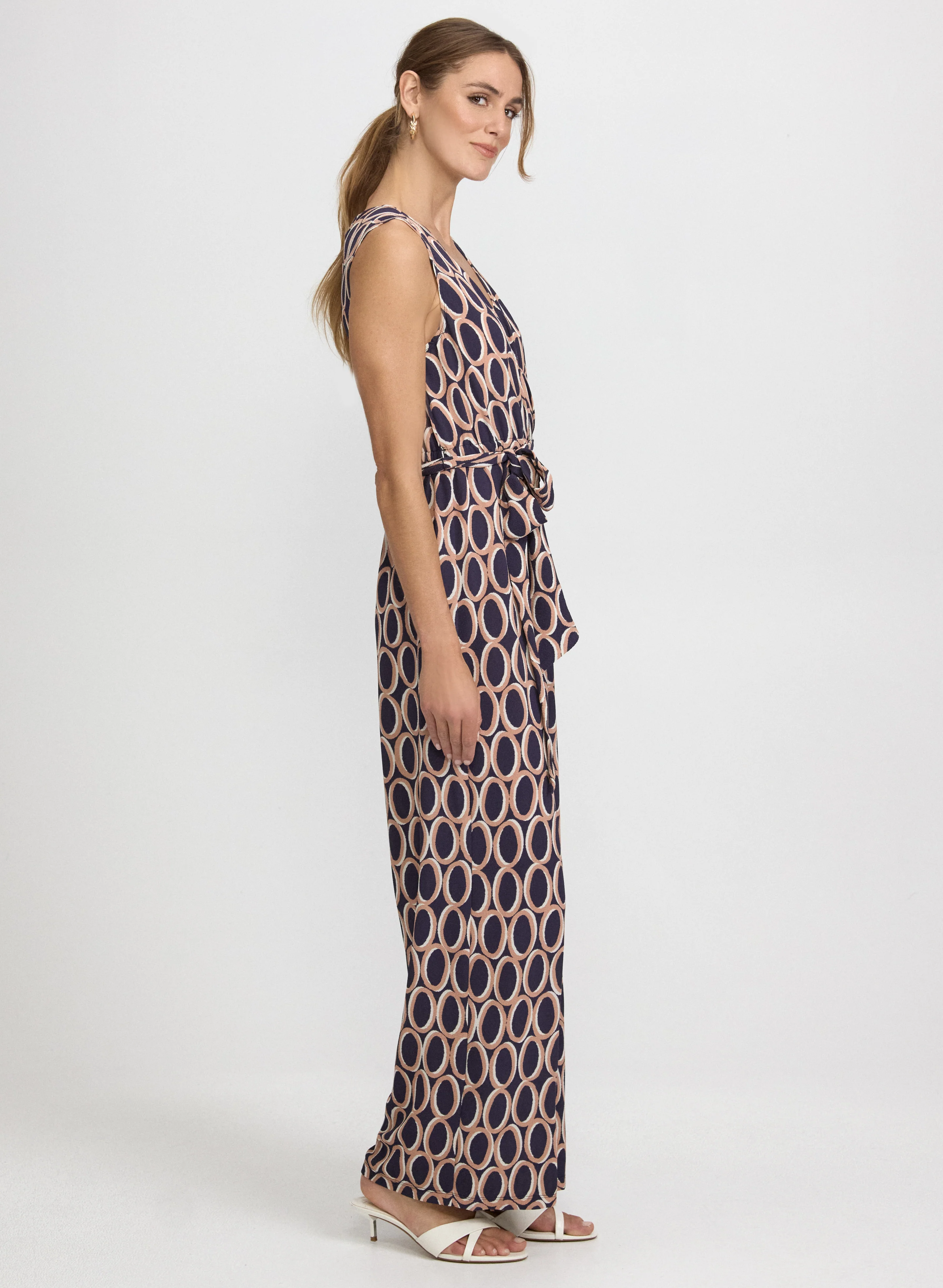 Geometric Print Jumpsuit - Image 3
