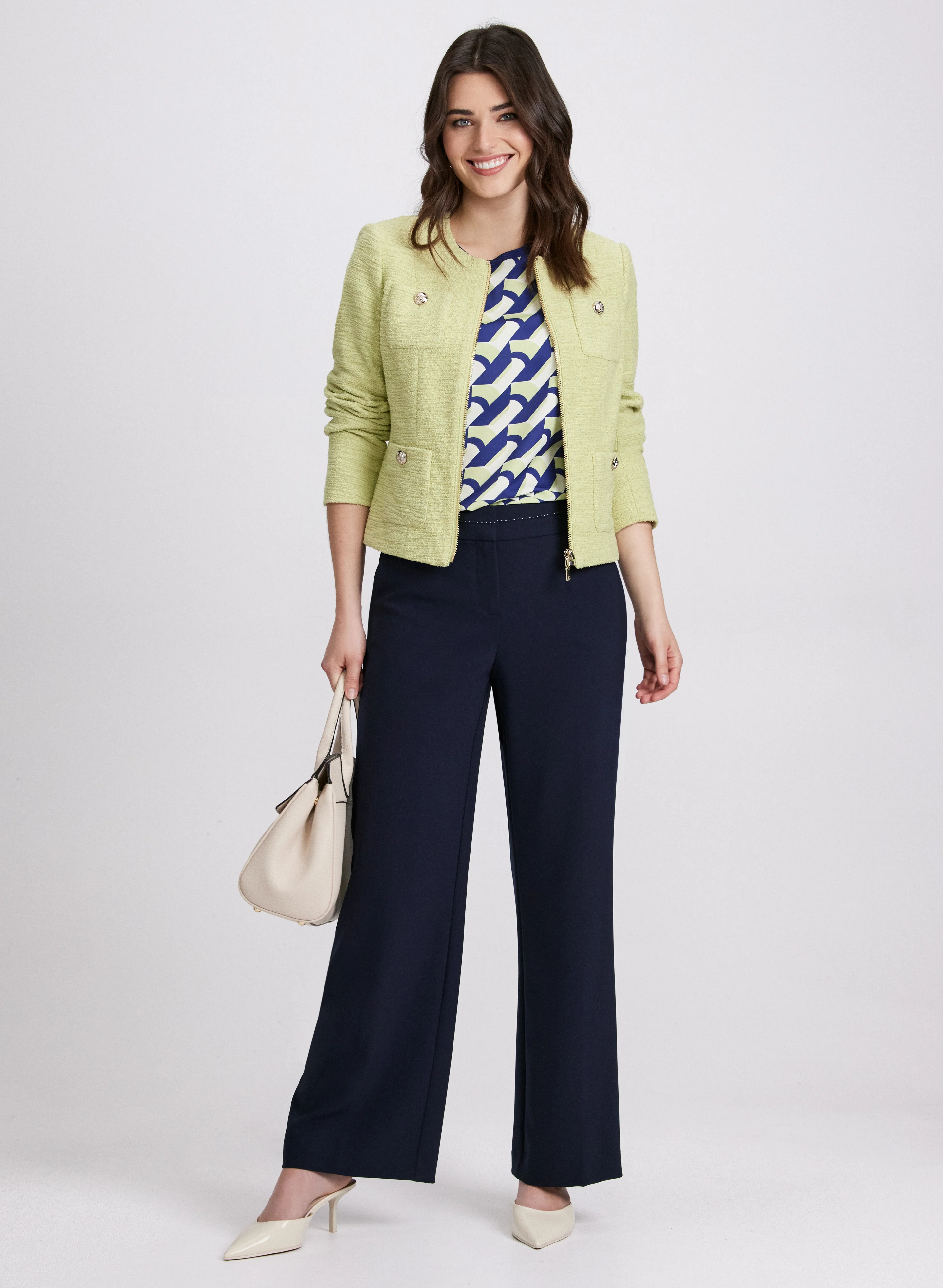 Geometric Print Top - Image 3