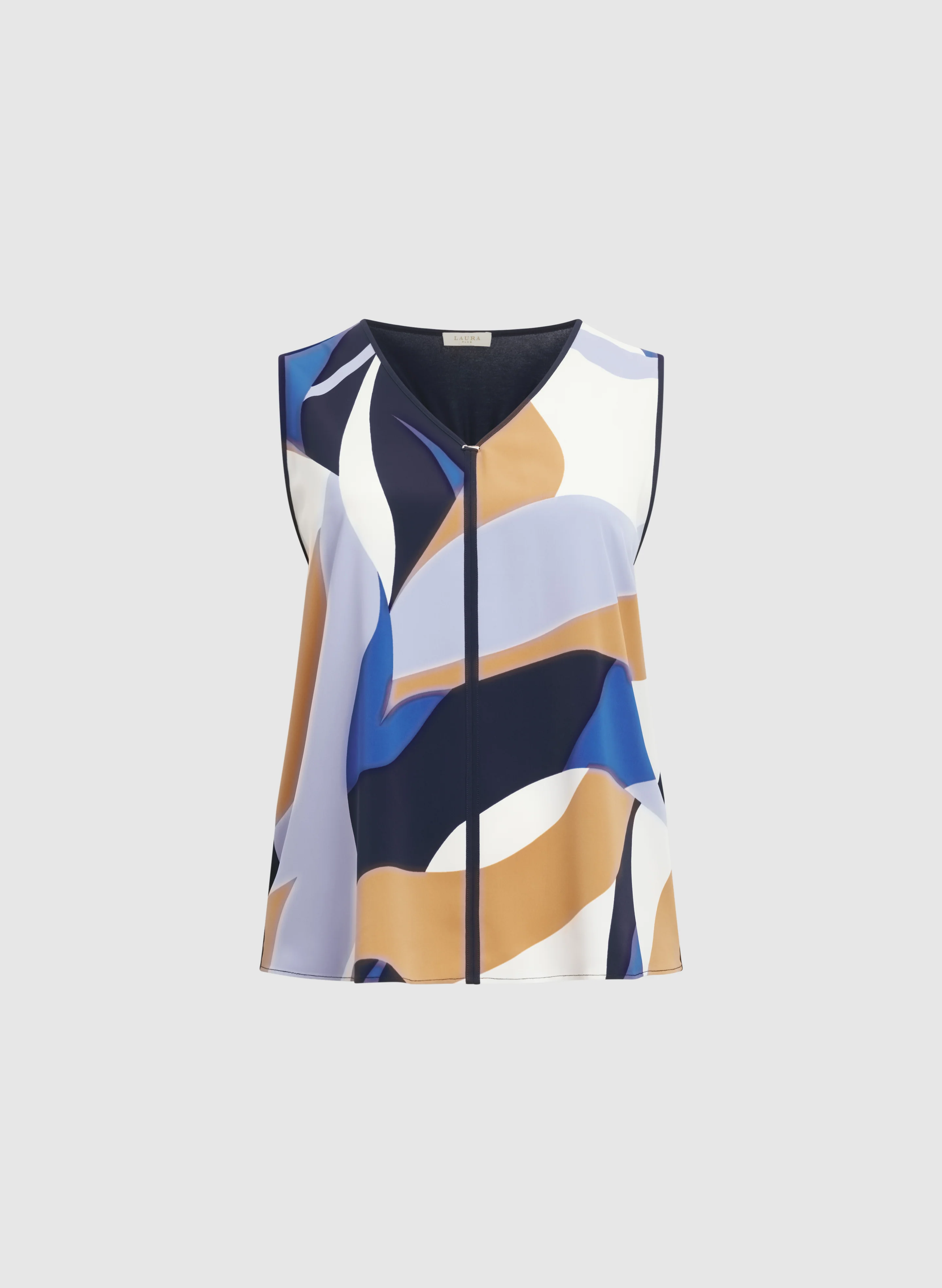 Geometric Print Top - Image 6