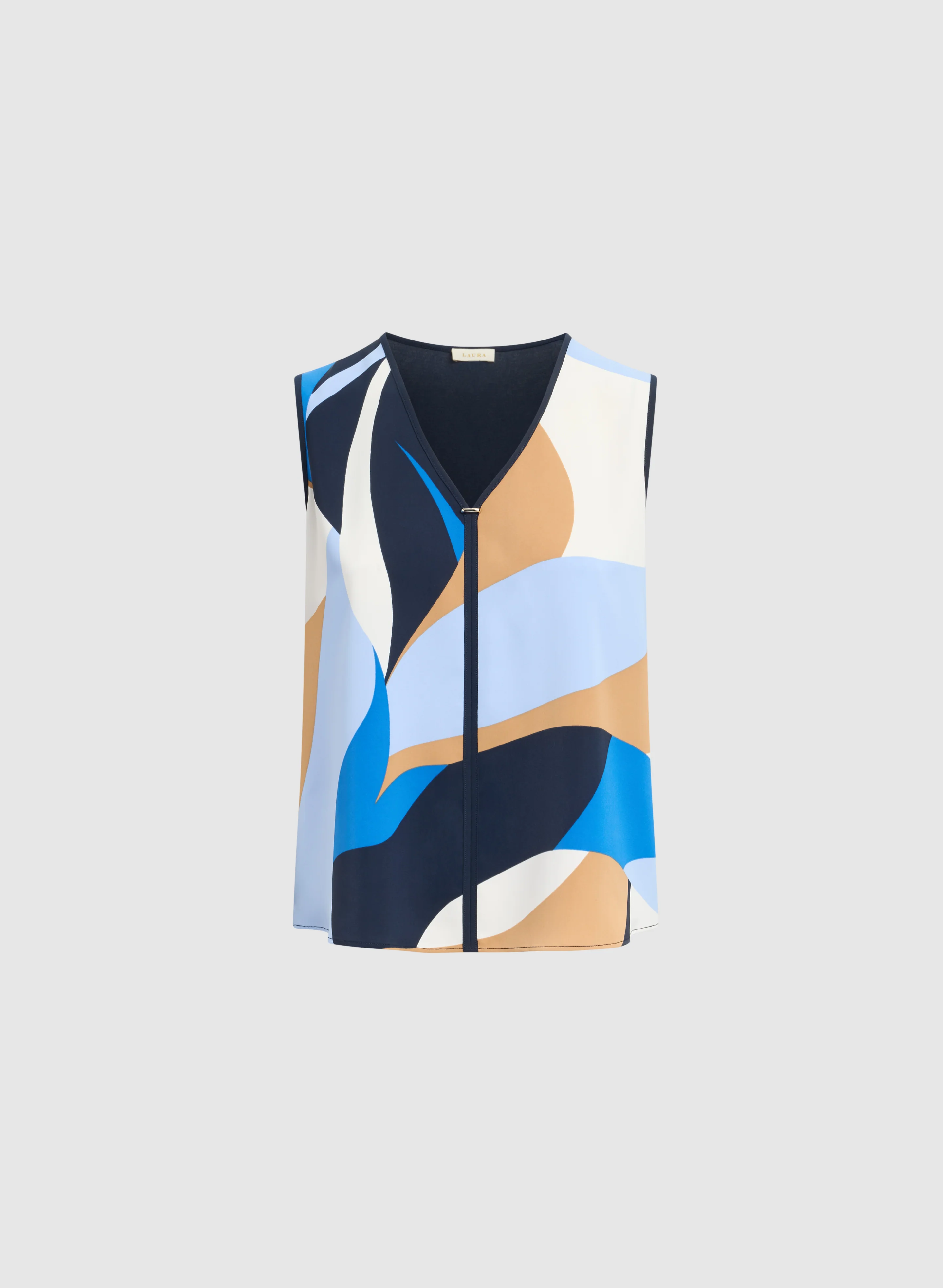 Geometric Print Top - Image 6