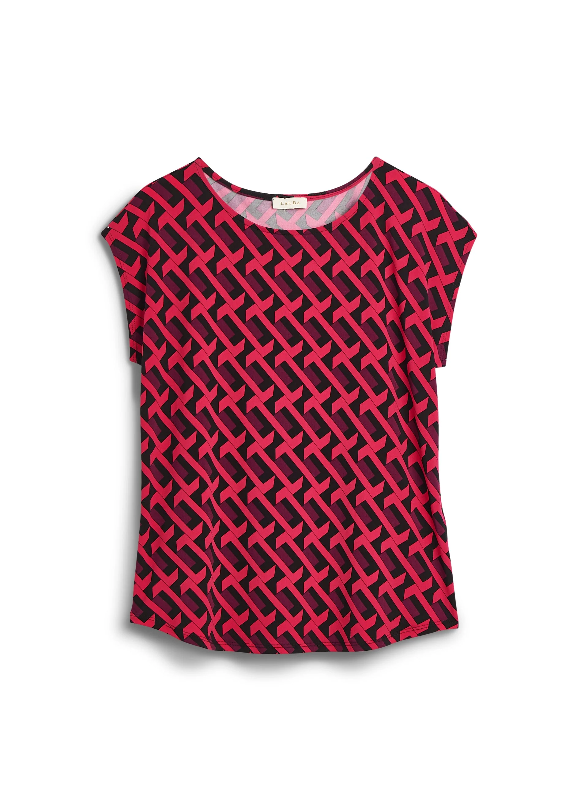Geometric Print Top - Image 5