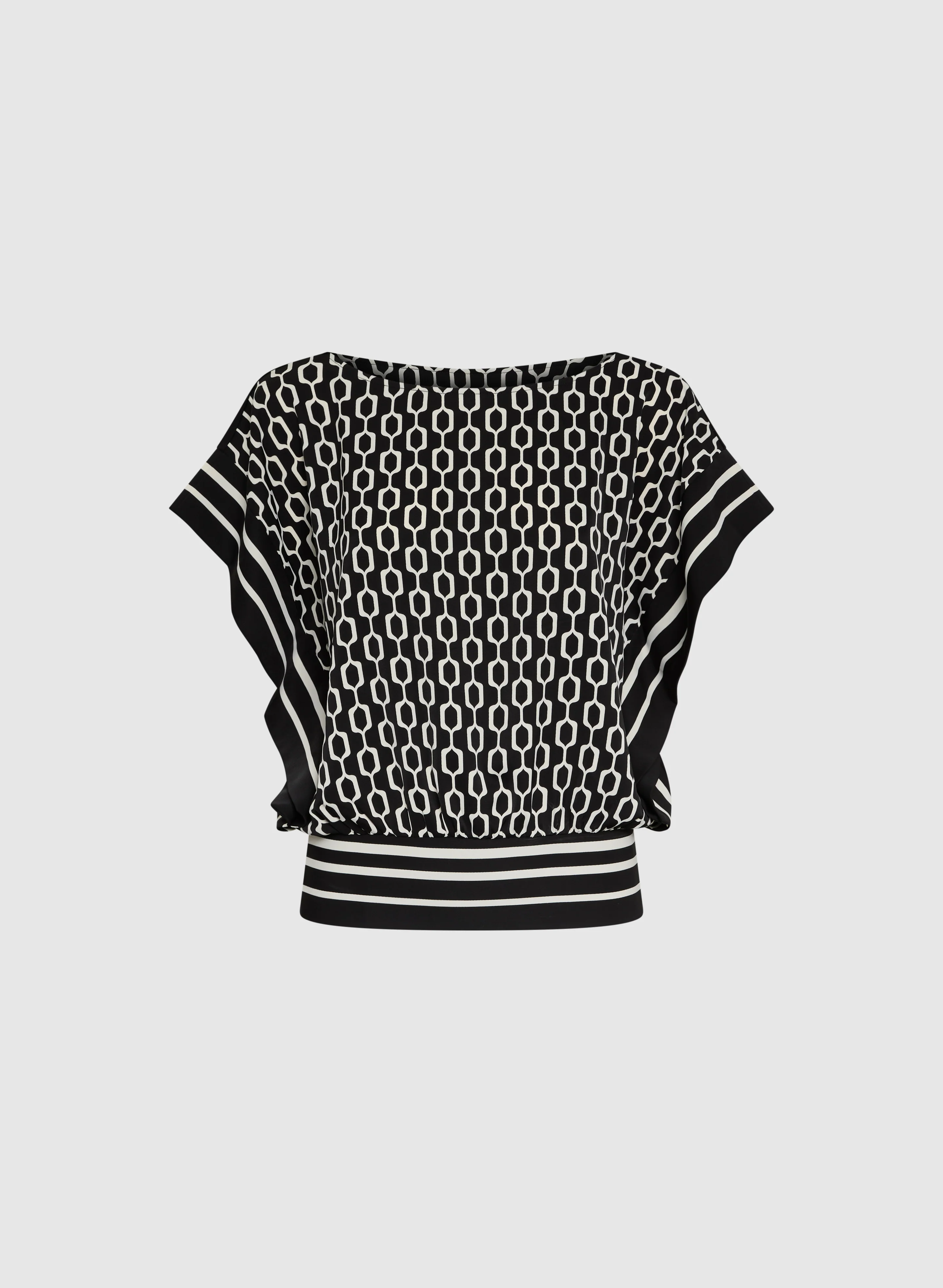 Geometric Print Top - Image 5