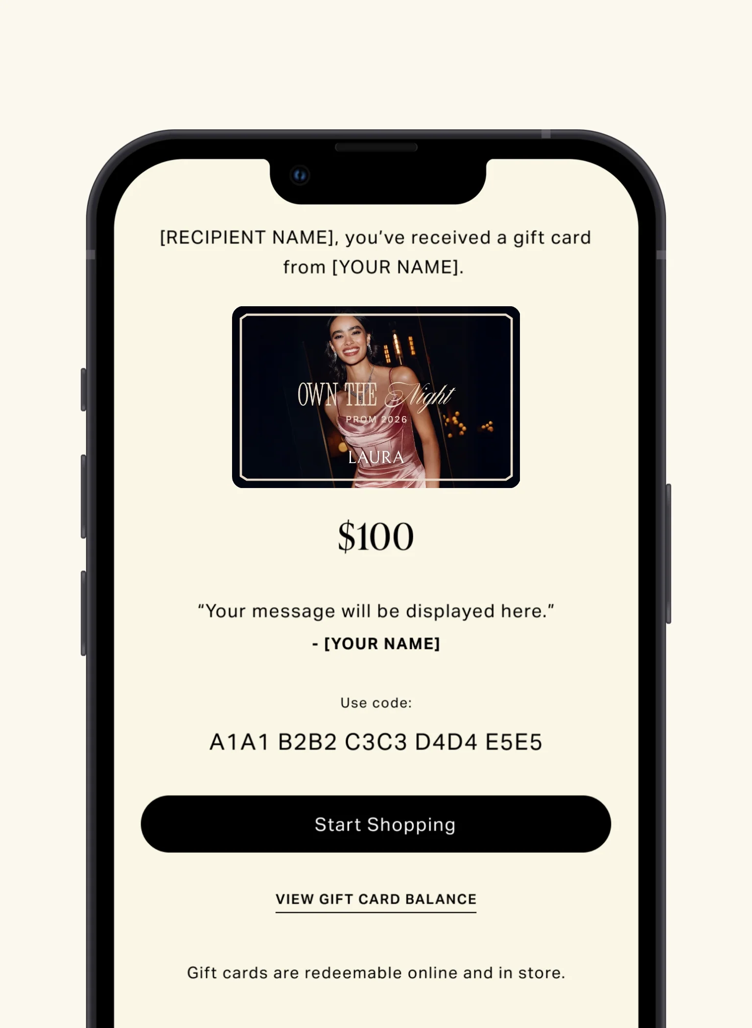Gift Card - Prom - Image 2