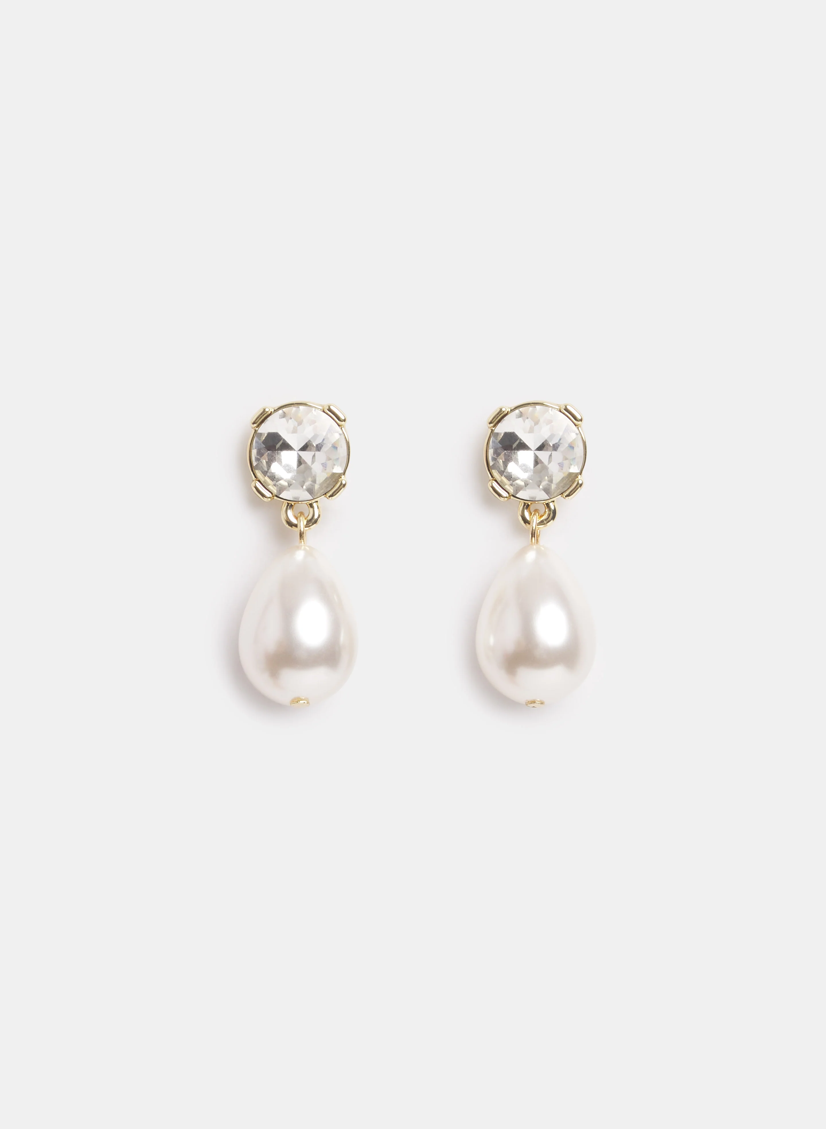 Glass Pearl Earrings
