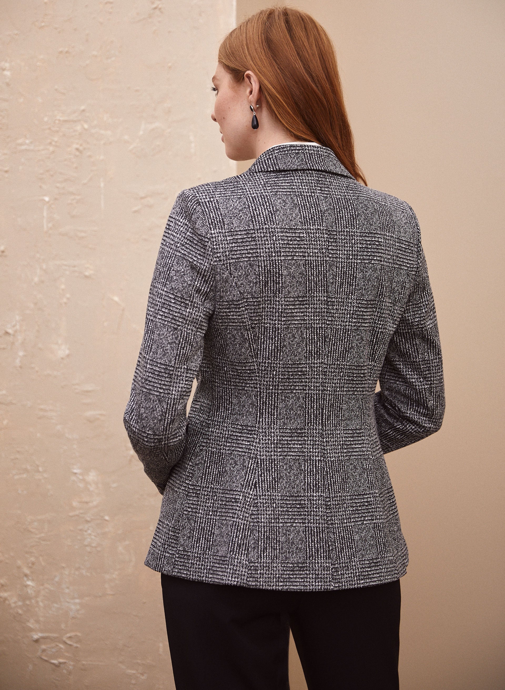 Glen Plaid Blazer - Image 2