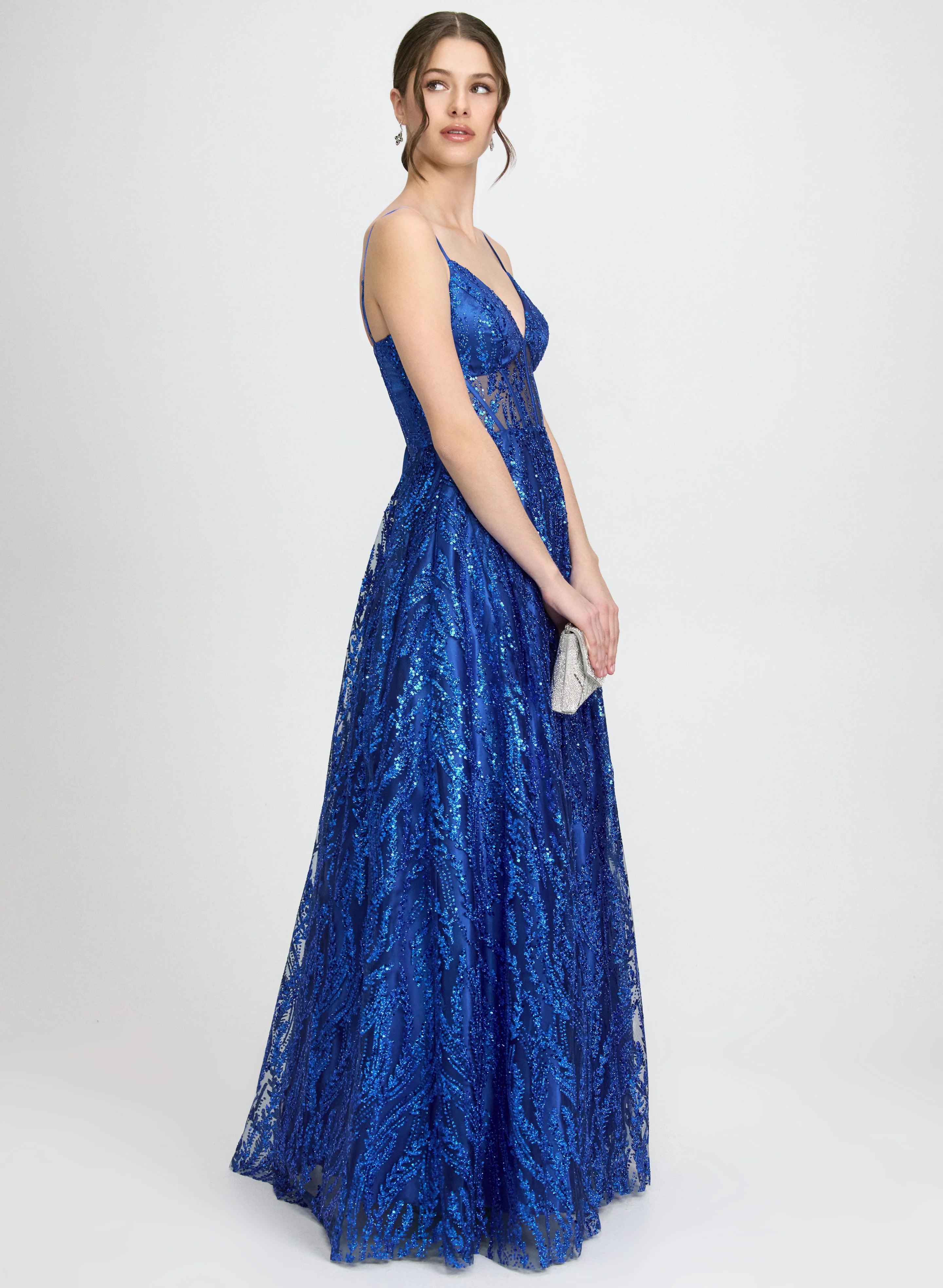 Glitter Corset Gown - Image 2