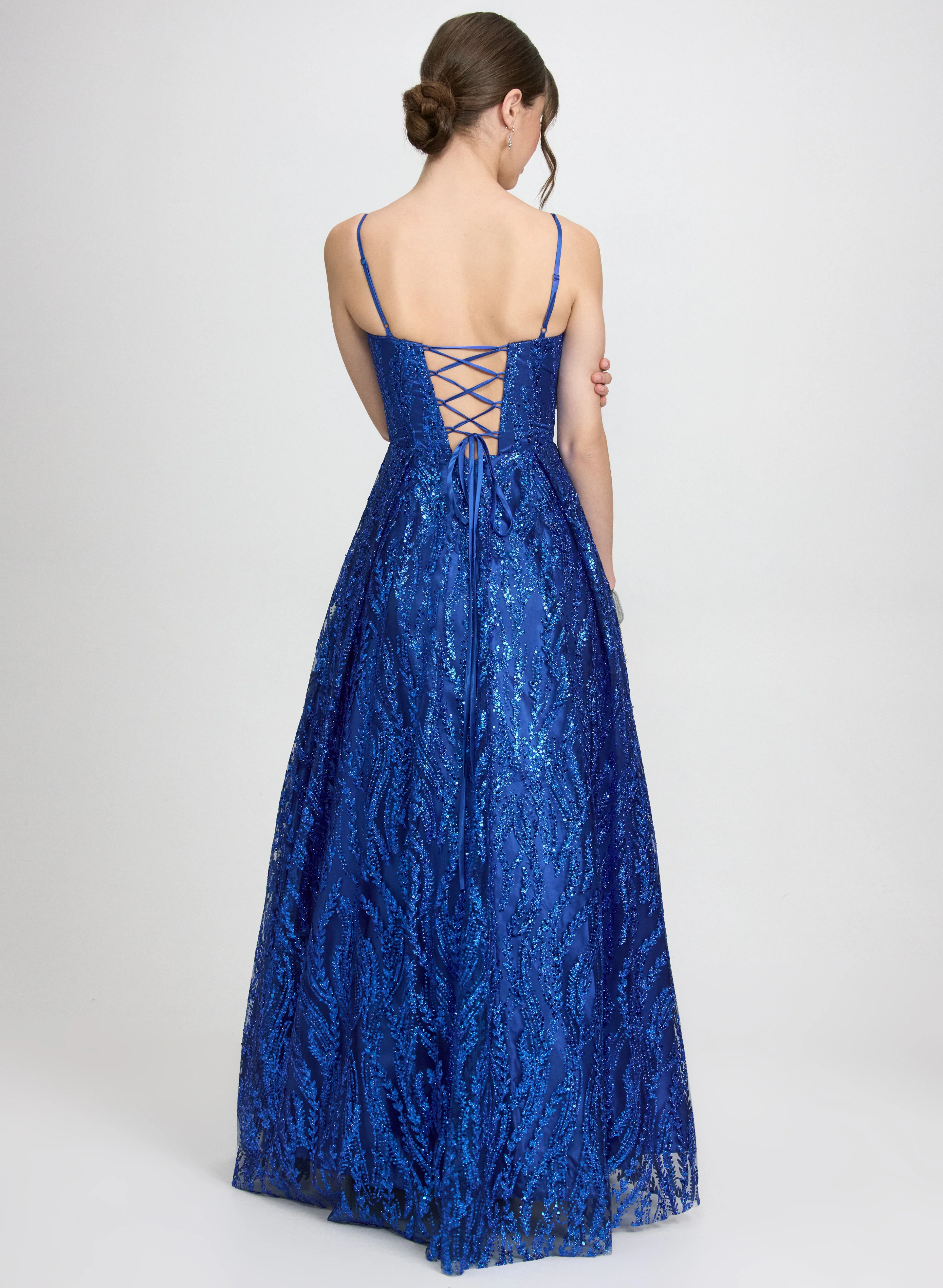 Glitter Corset Gown - Image 4