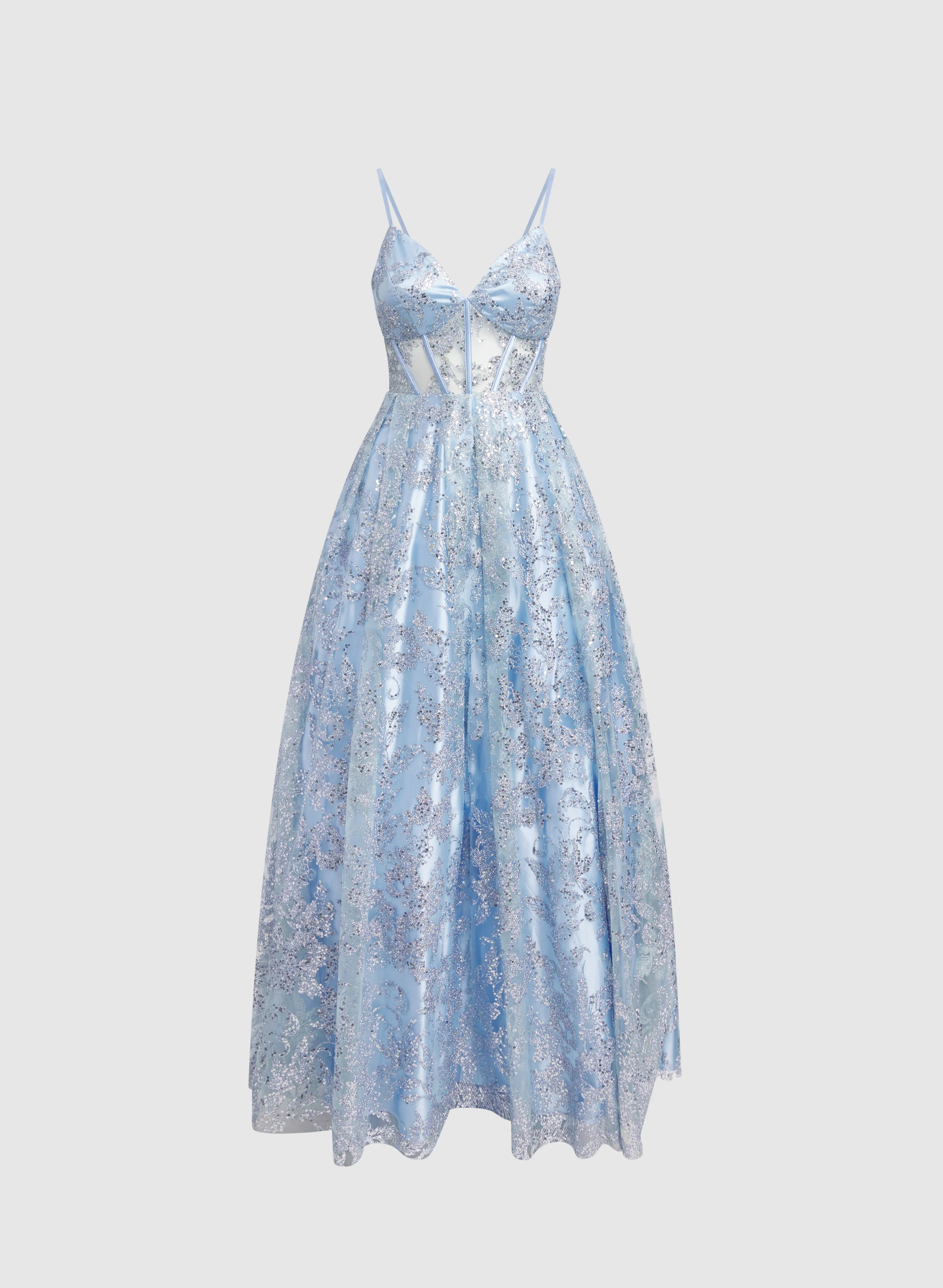 Glitter Corset Gown - Image 7