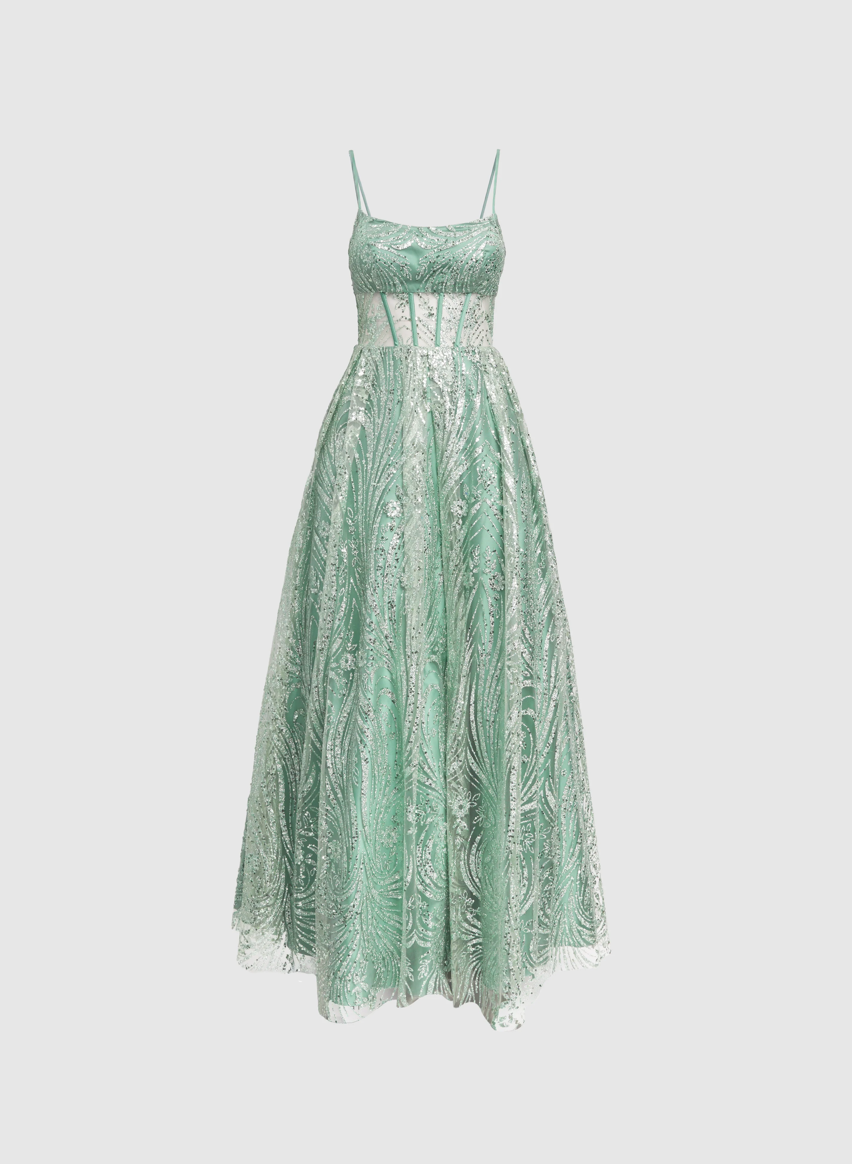 Glitter Corset Gown - Image 6