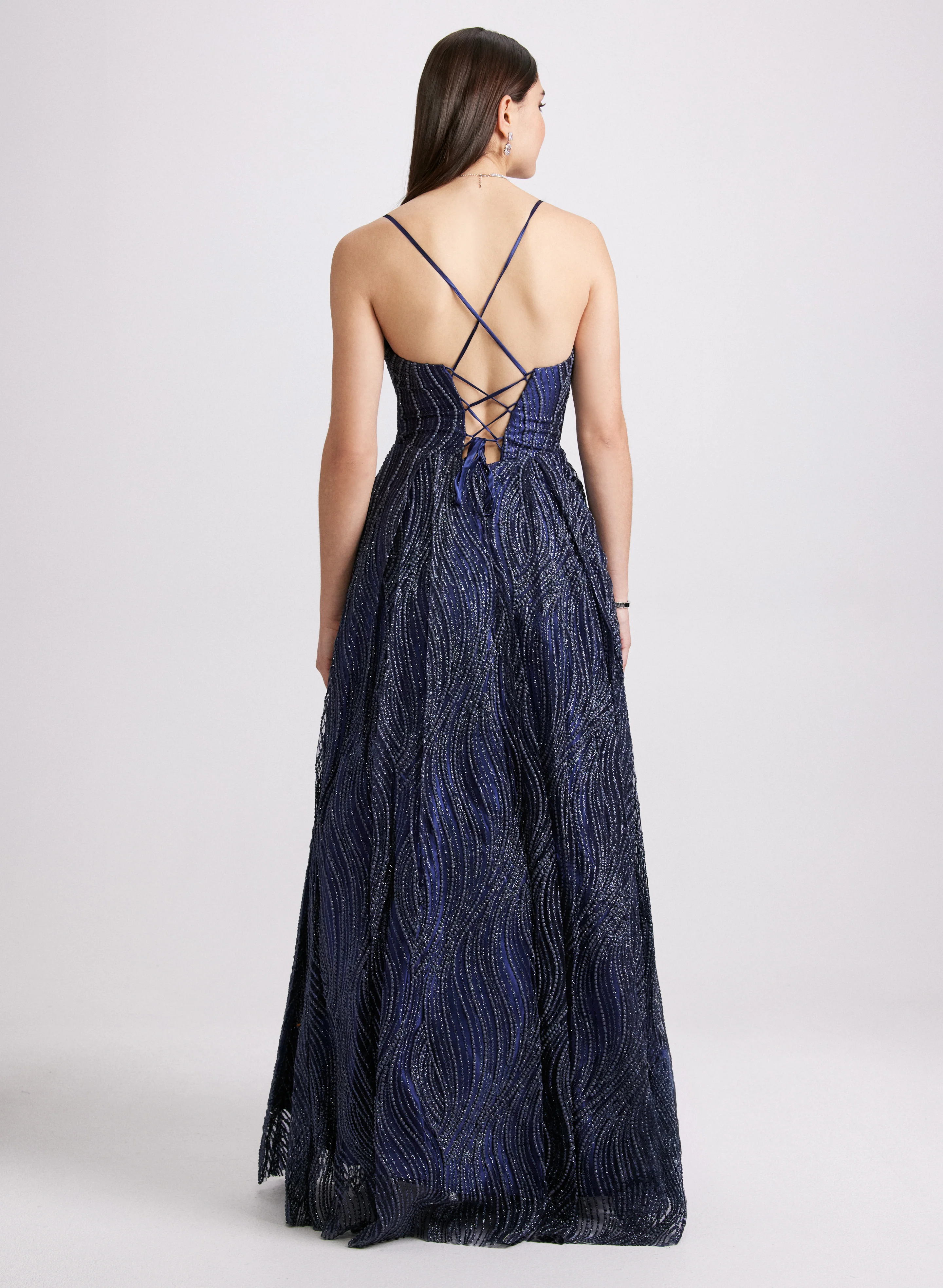 Glitter Embellished Dress - Image 5