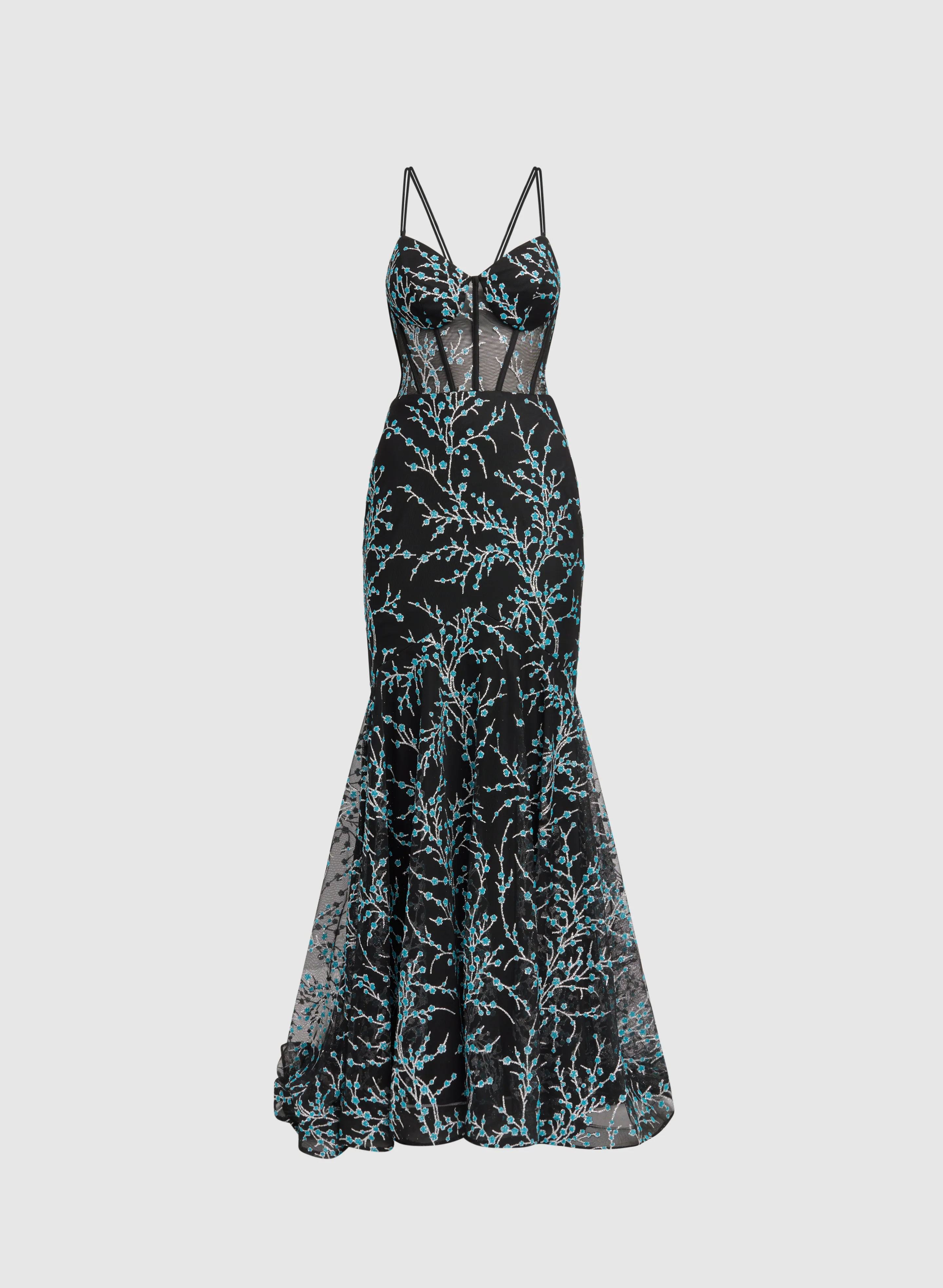 Glitter Floral Dress - Image 5