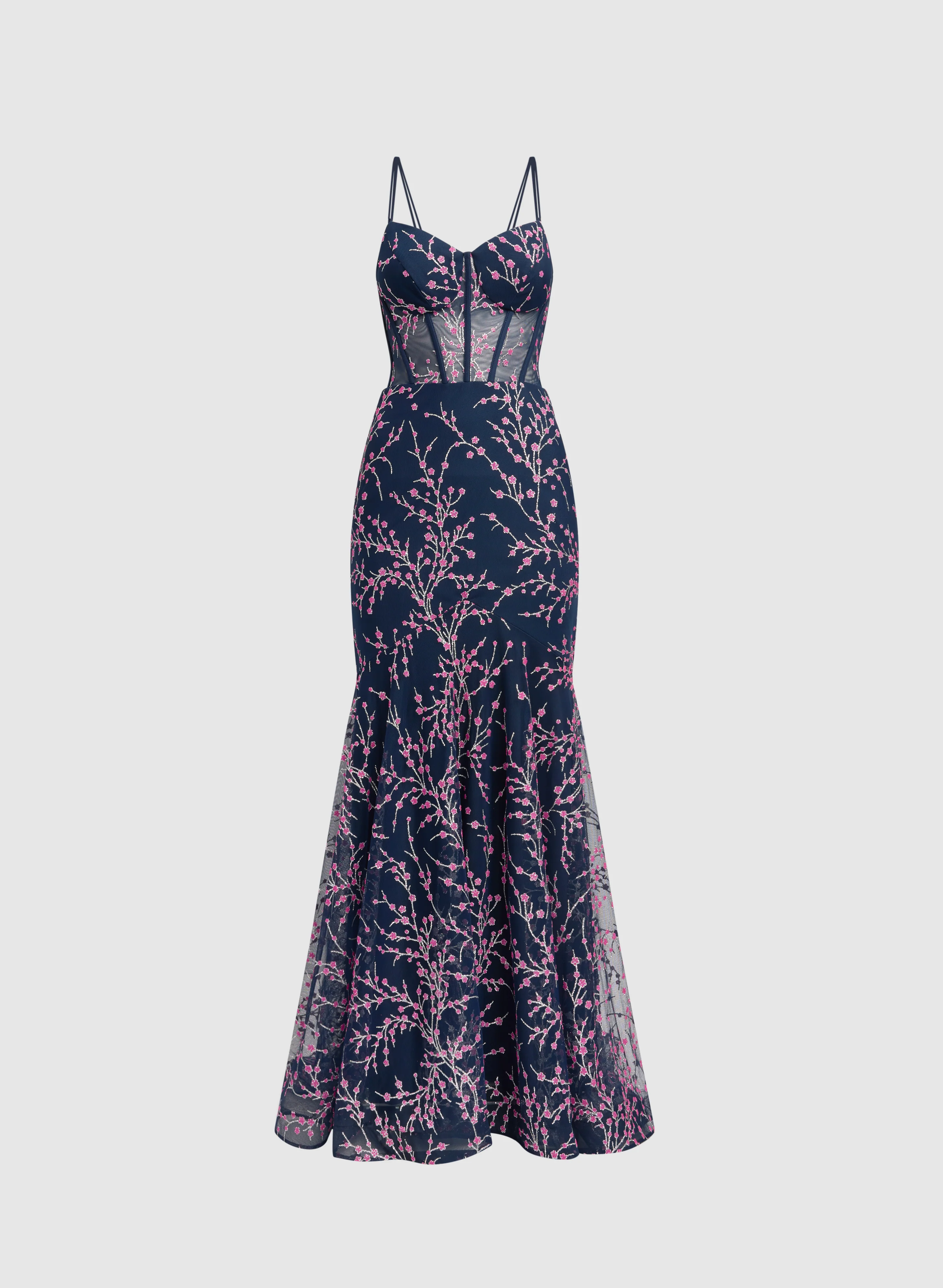 Glitter Floral Dress - Image 5