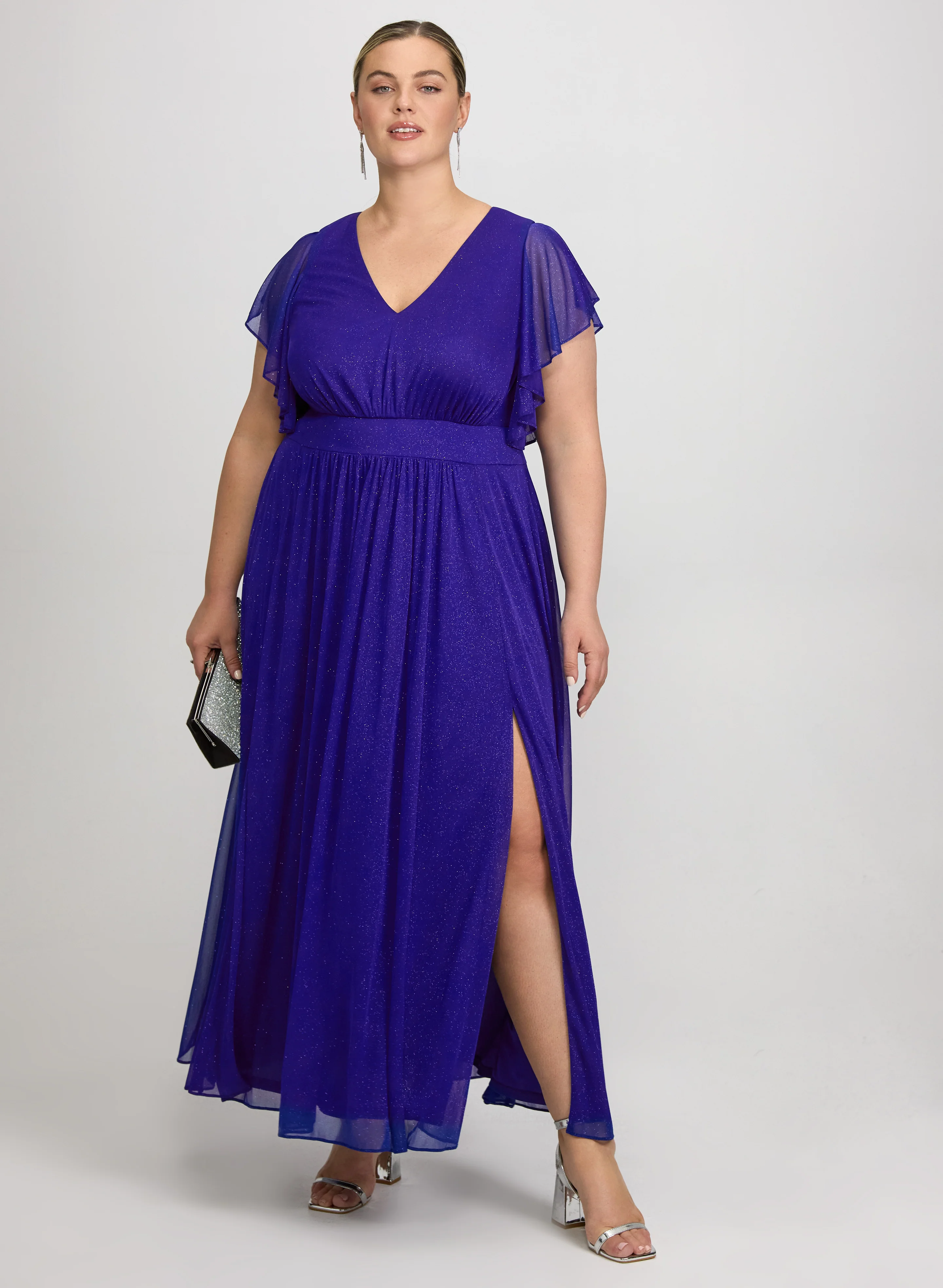 Glitter Mesh Dress