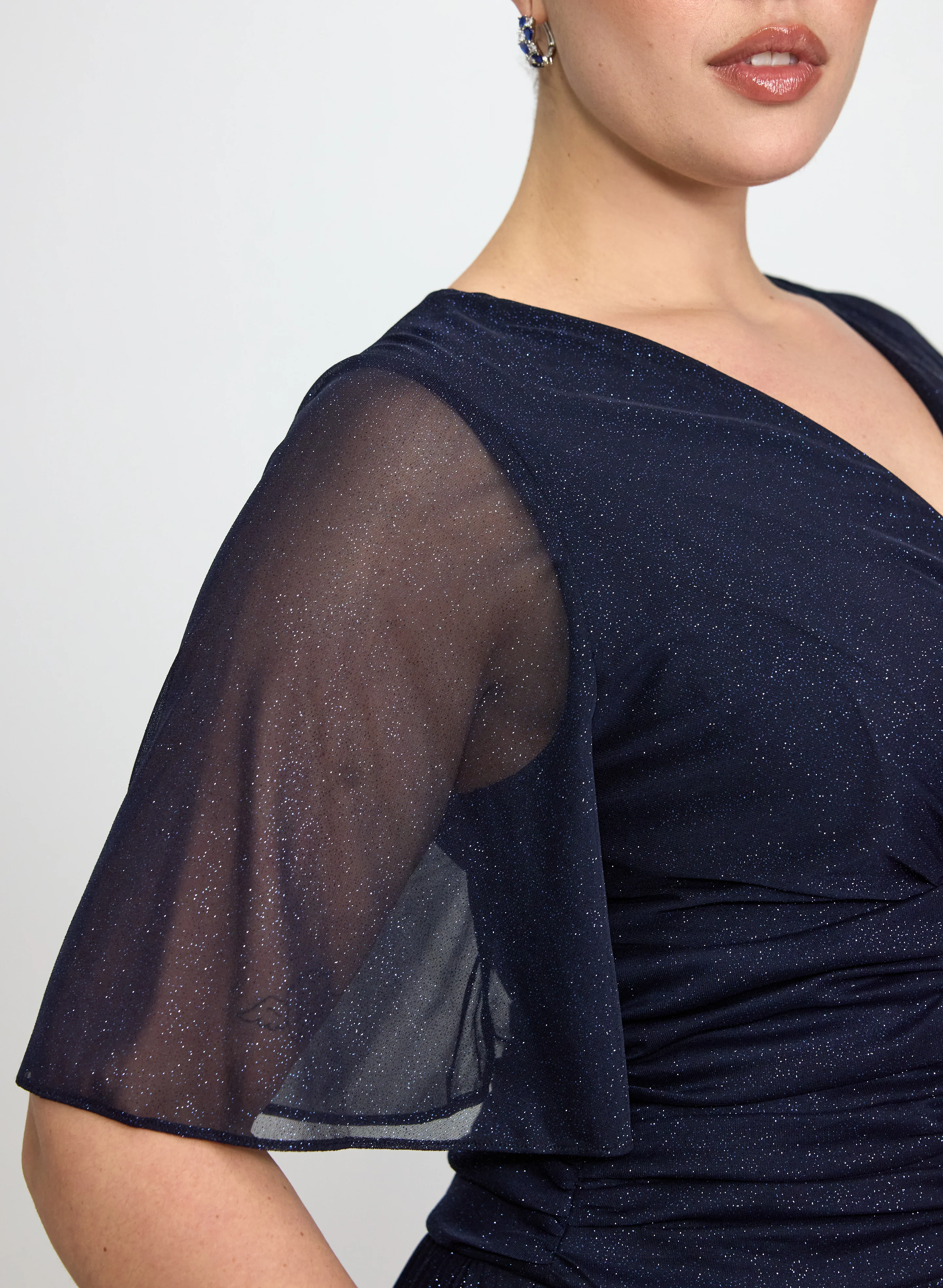 Glitter Mesh Dress - Image 5