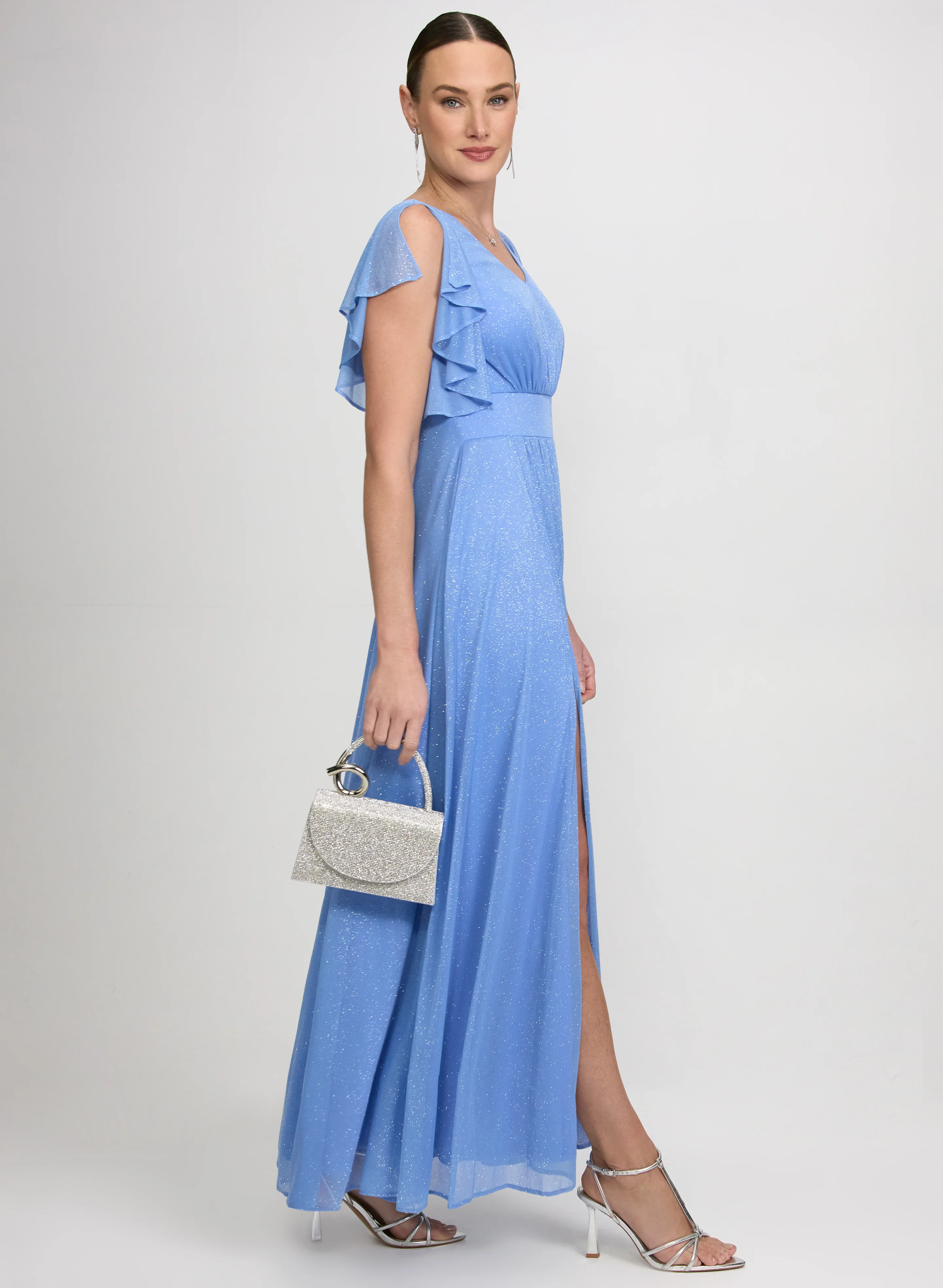Glitter Mesh Dress - Image 3