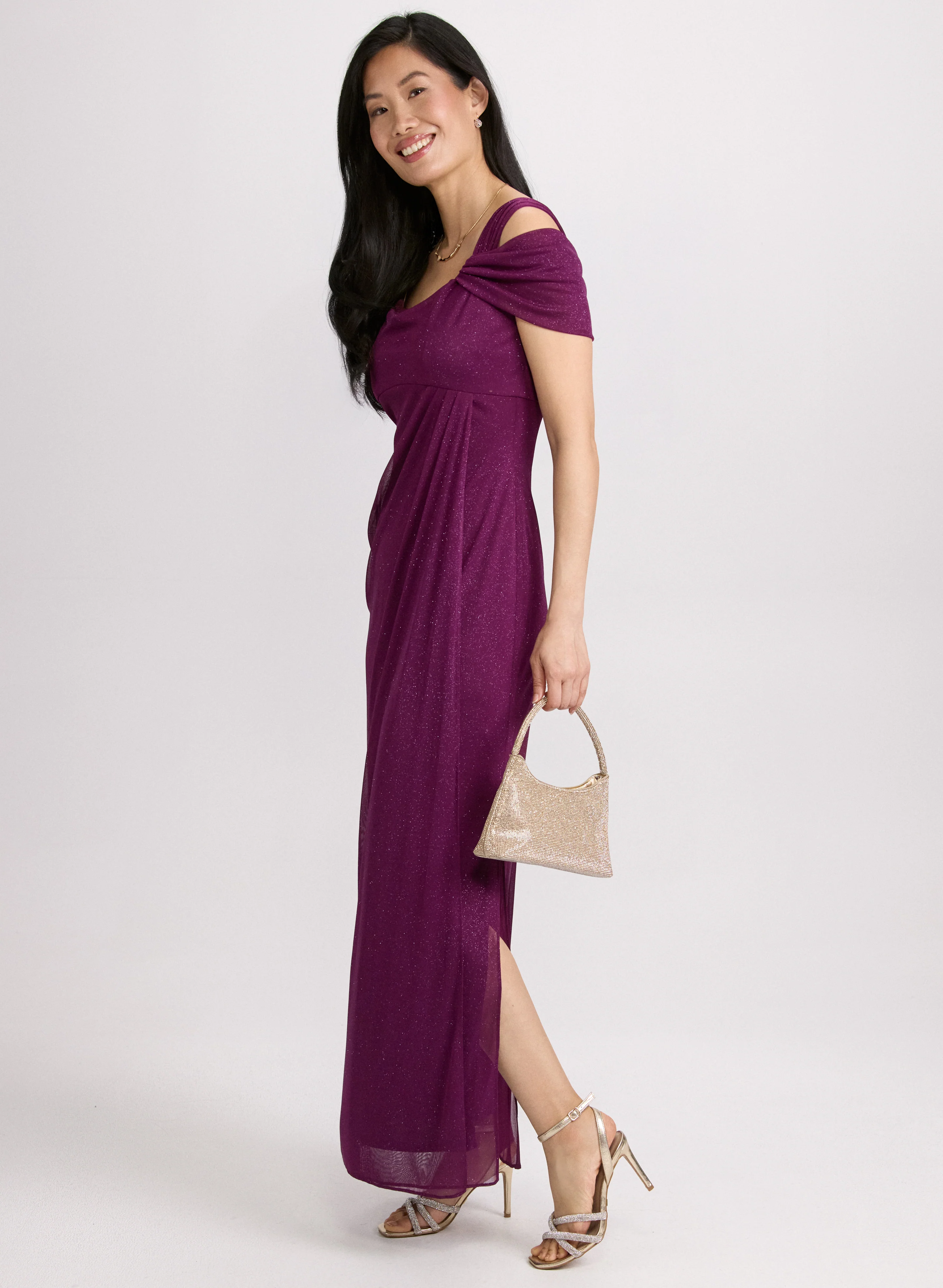 Glitter Mesh Dress - Image 2
