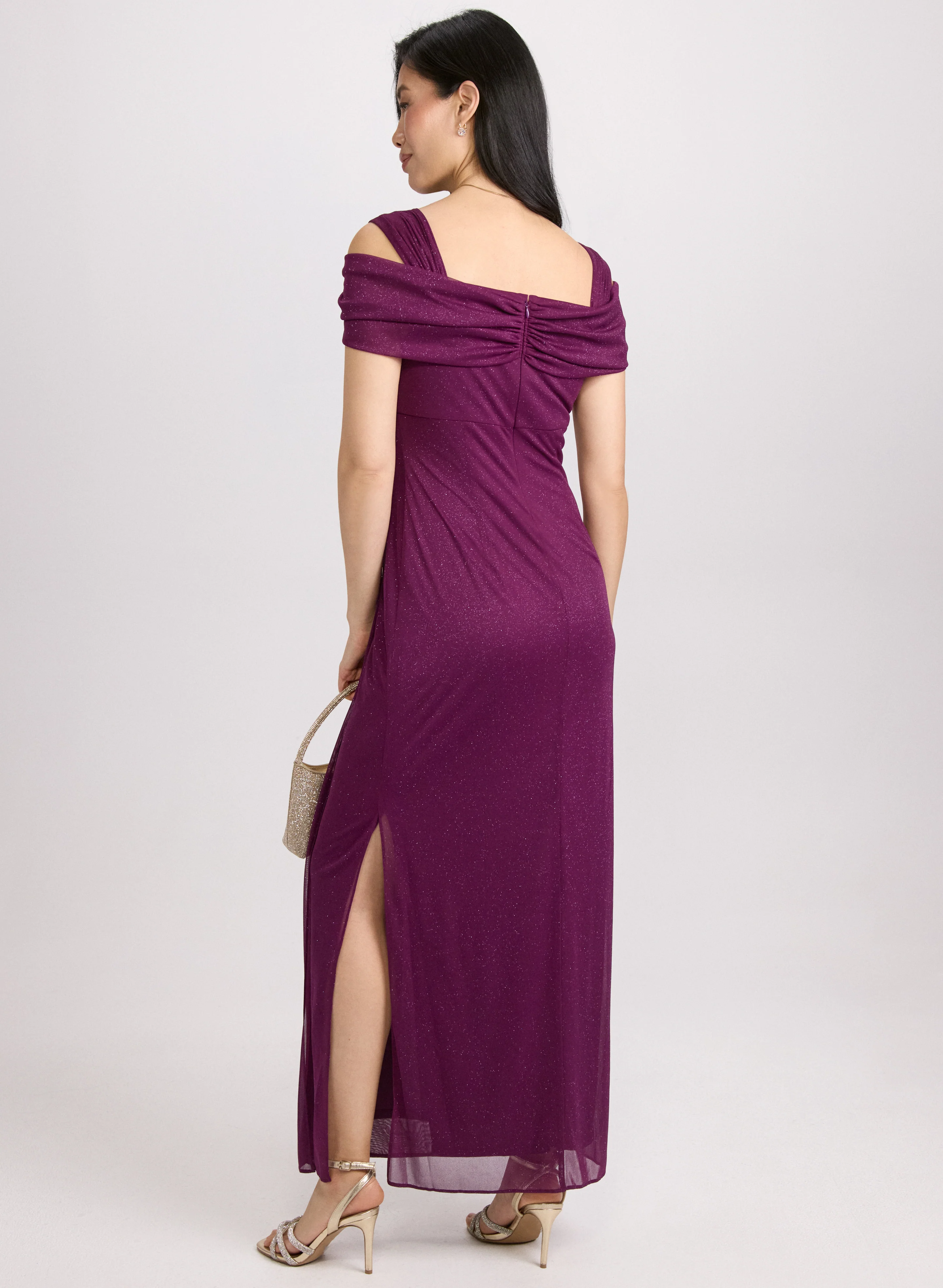 Glitter Mesh Dress - Image 3