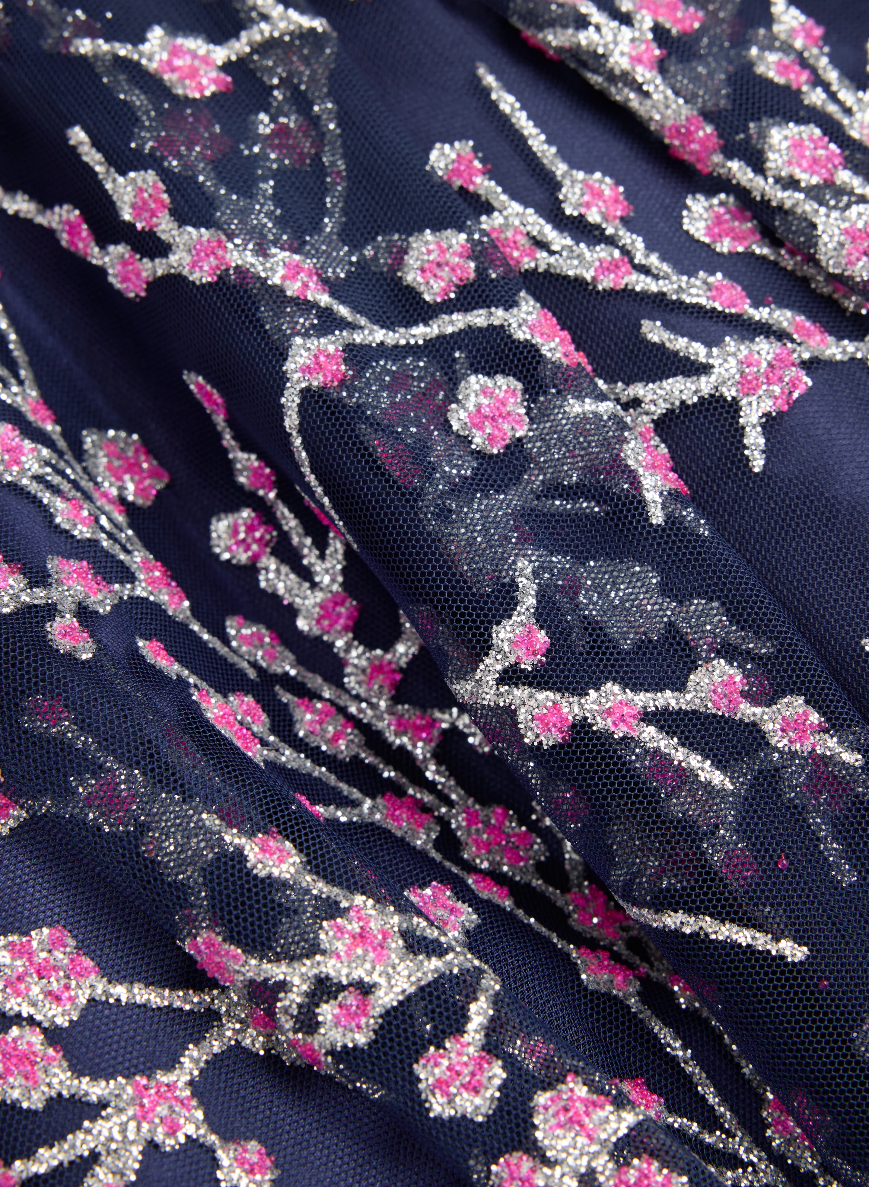 Glitter Tulle & Satin Gown - Image 6