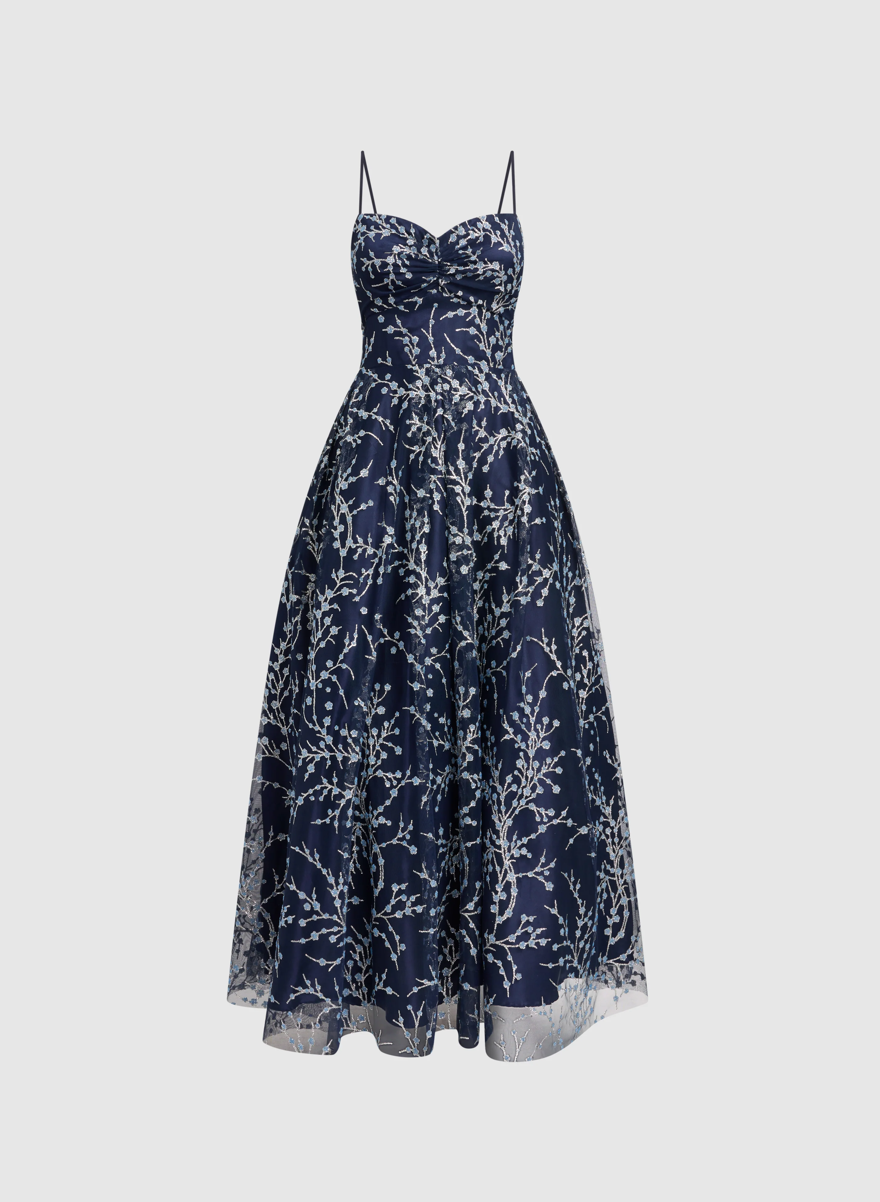 Glitter Tulle & Satin Gown - Image 5