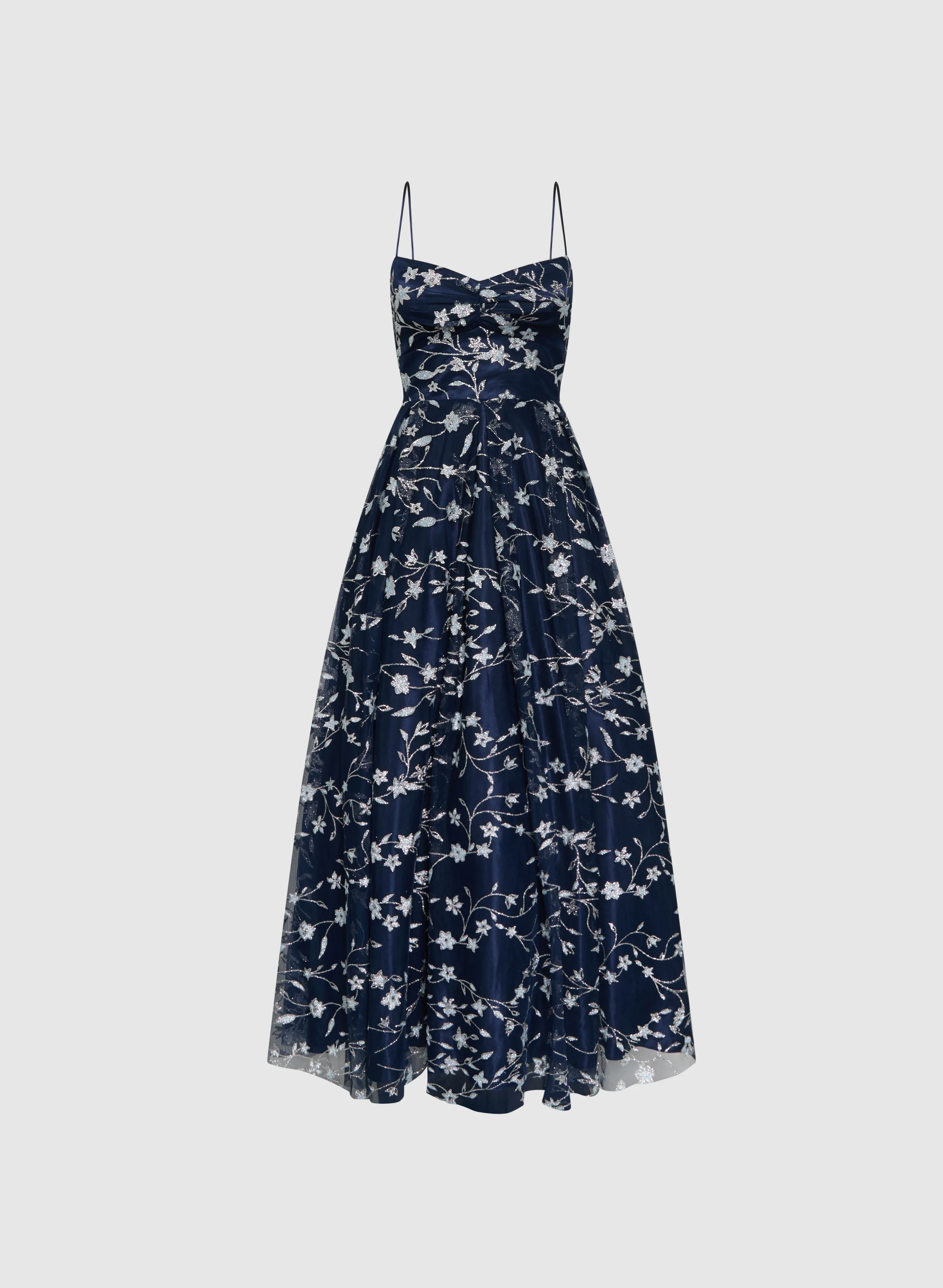 Glittery Floral Tulle Dress - Image 5
