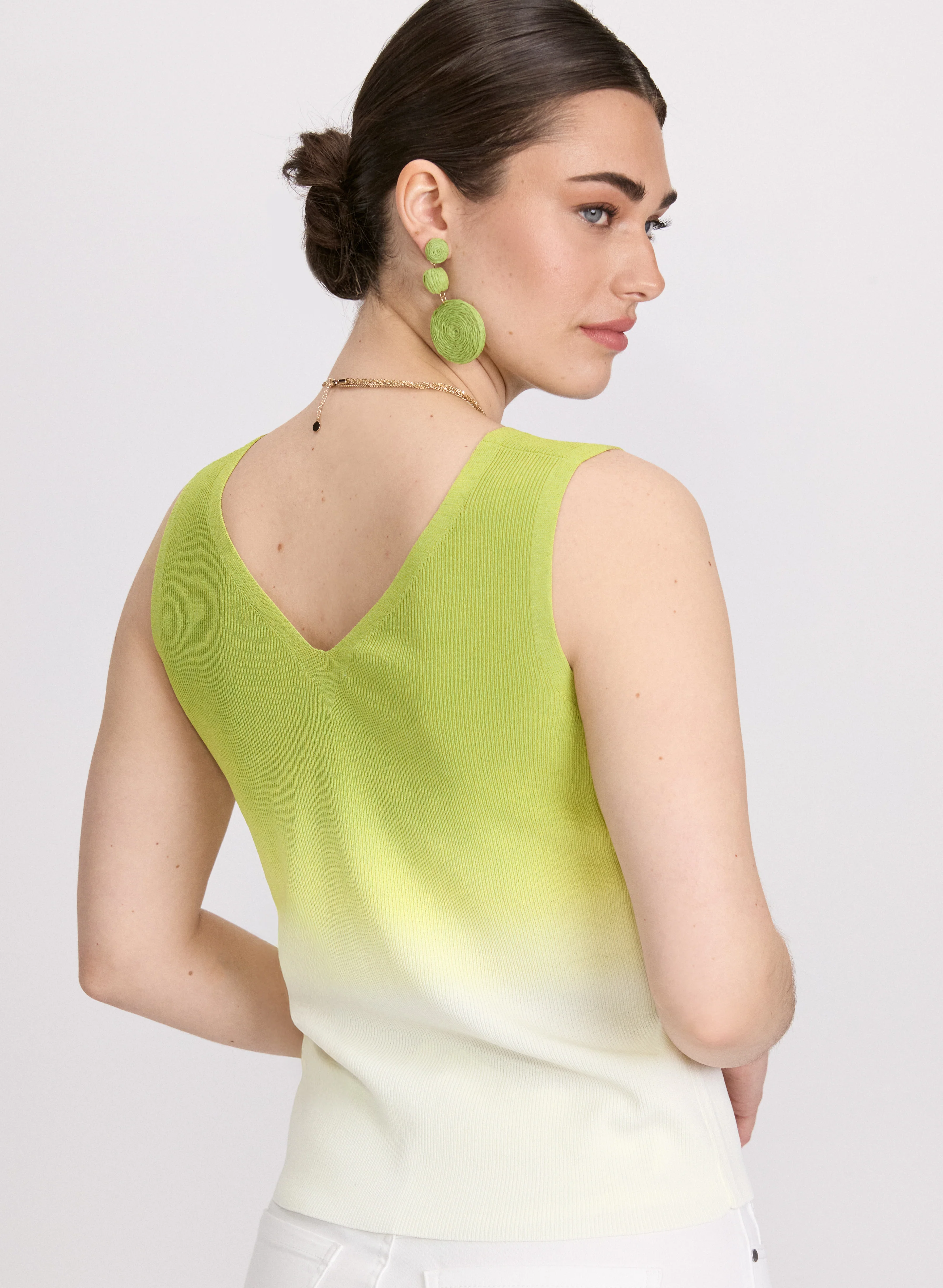 Gradient Knit Pullover - Image 2