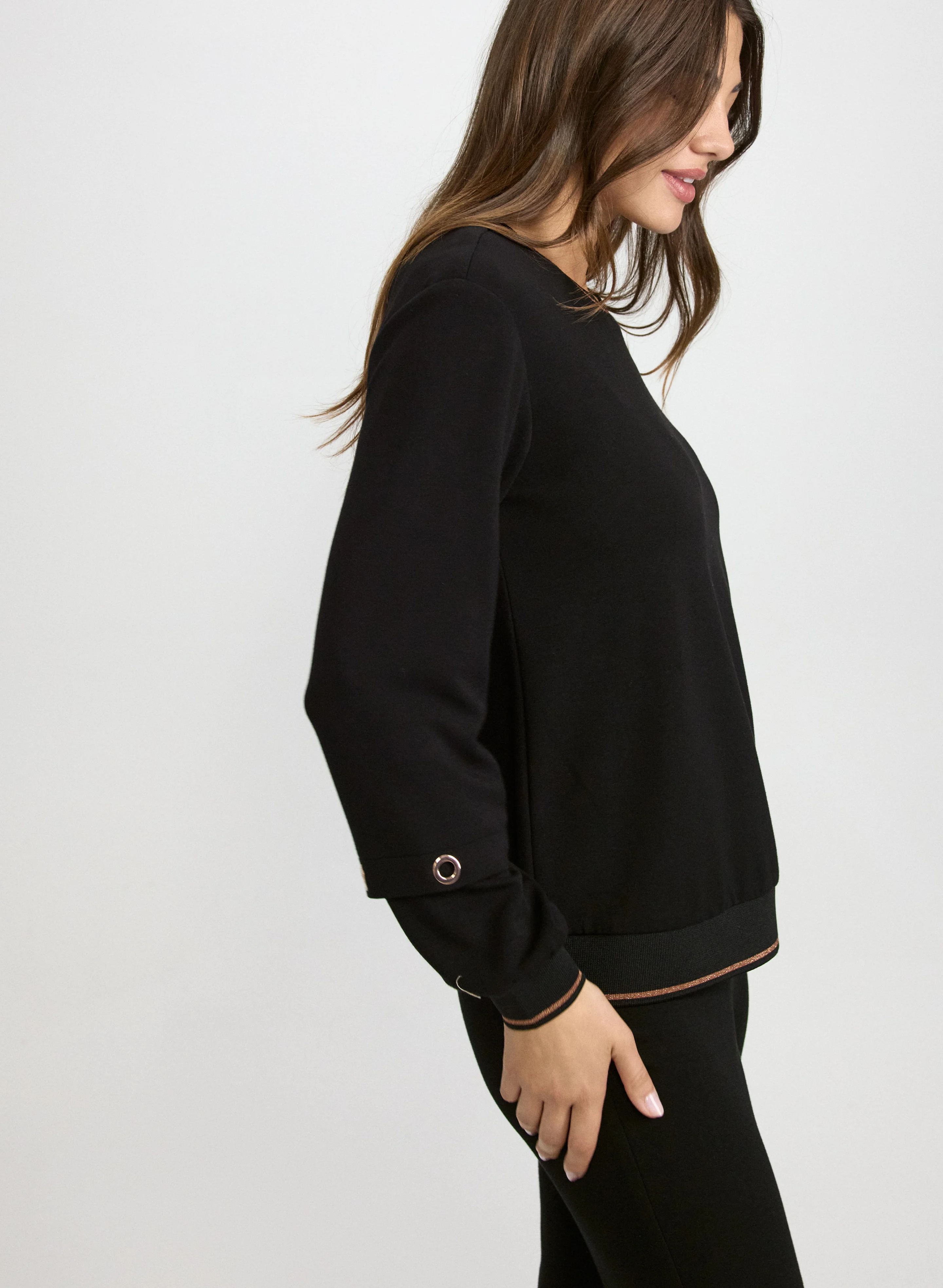 Grommet Embellished Top - Image 2