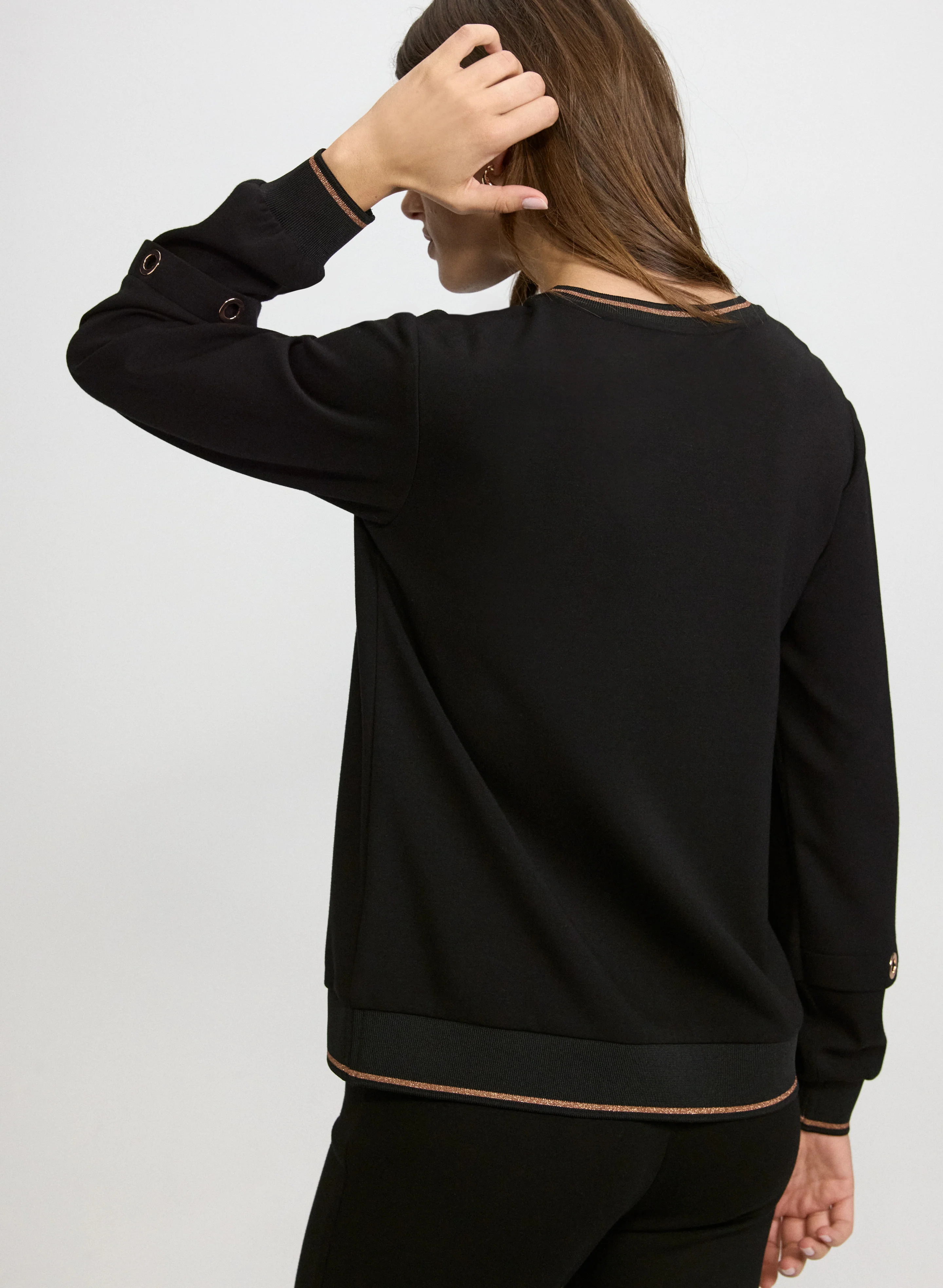 Grommet Embellished Top - Image 4