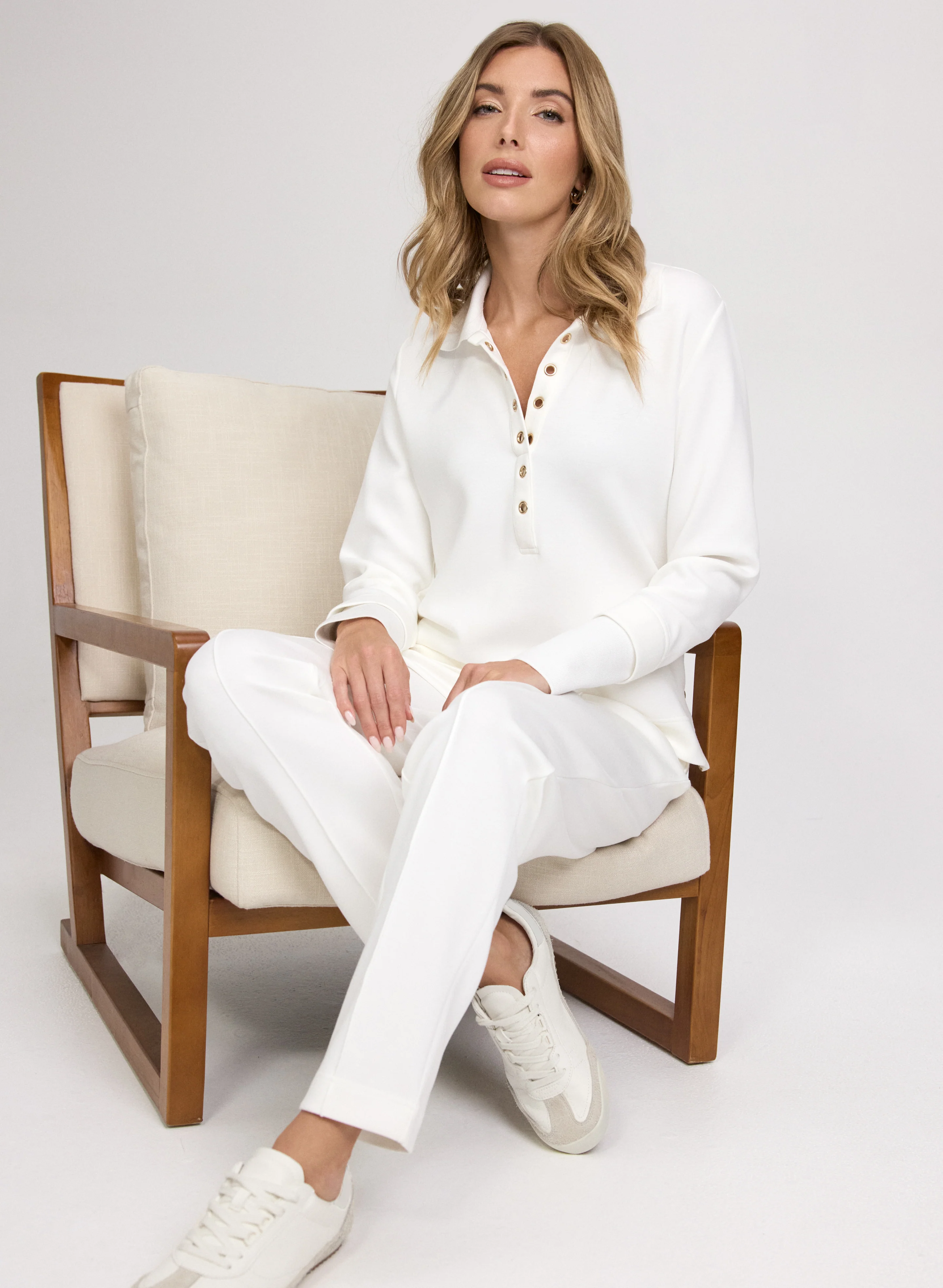Grommet Placket Top - Image 4