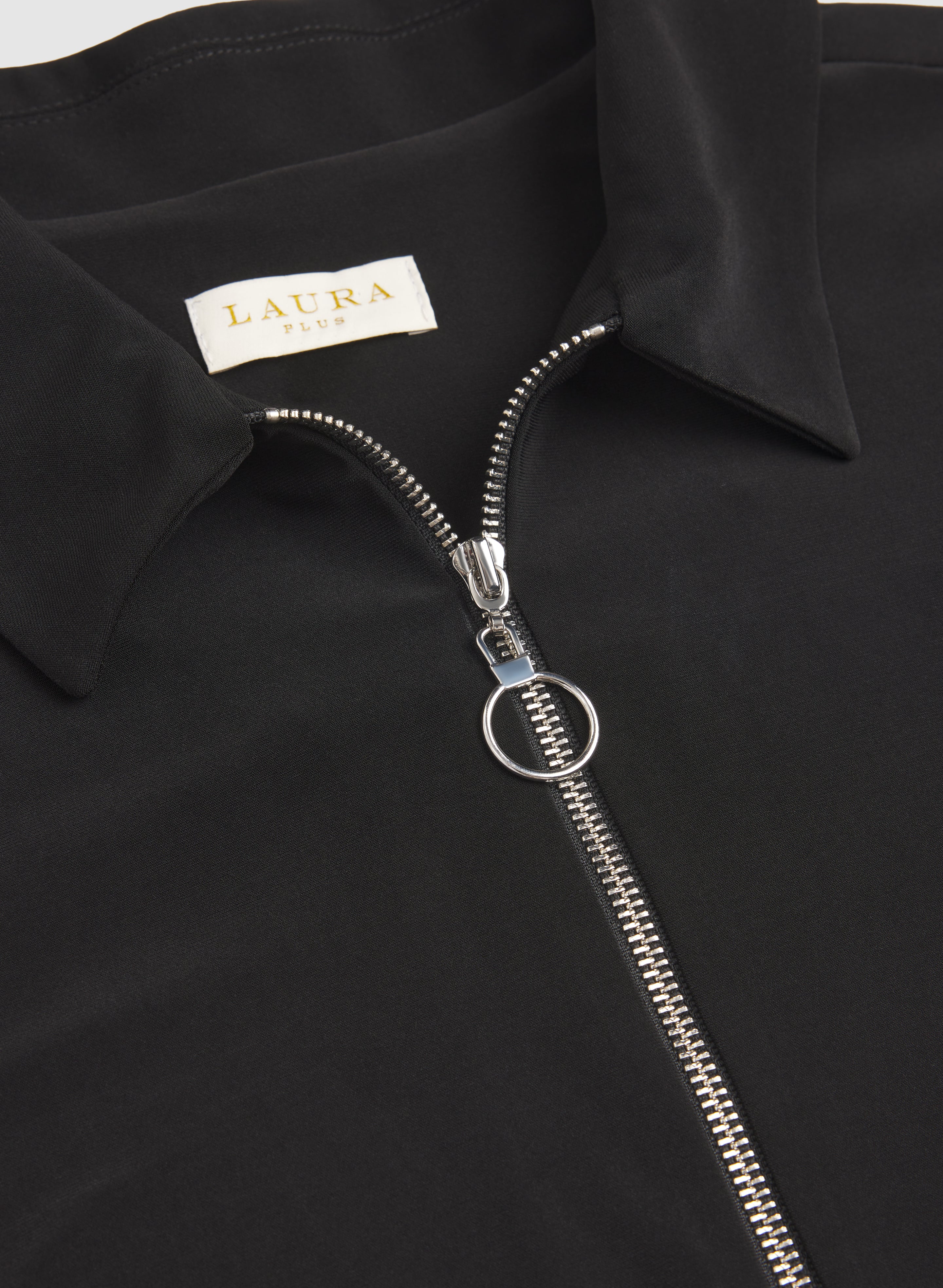 Half-Zip Jersey Dress - Image 8